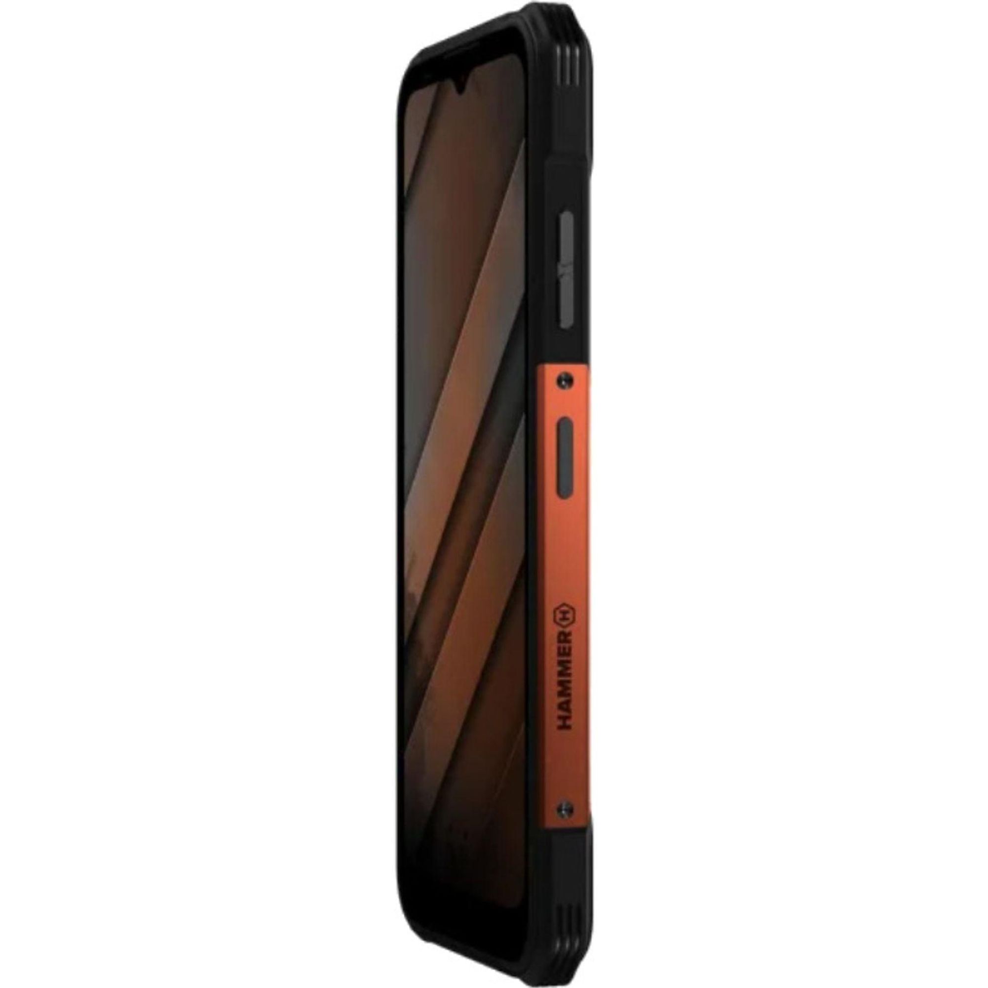HAMMER Costruzione 2 Thermal 5G (Arancione) DS 6,58" IPS 1080x2408/2GHz/256GB/8GB RAM/Android 14/microSD/WiFi,BT,5G