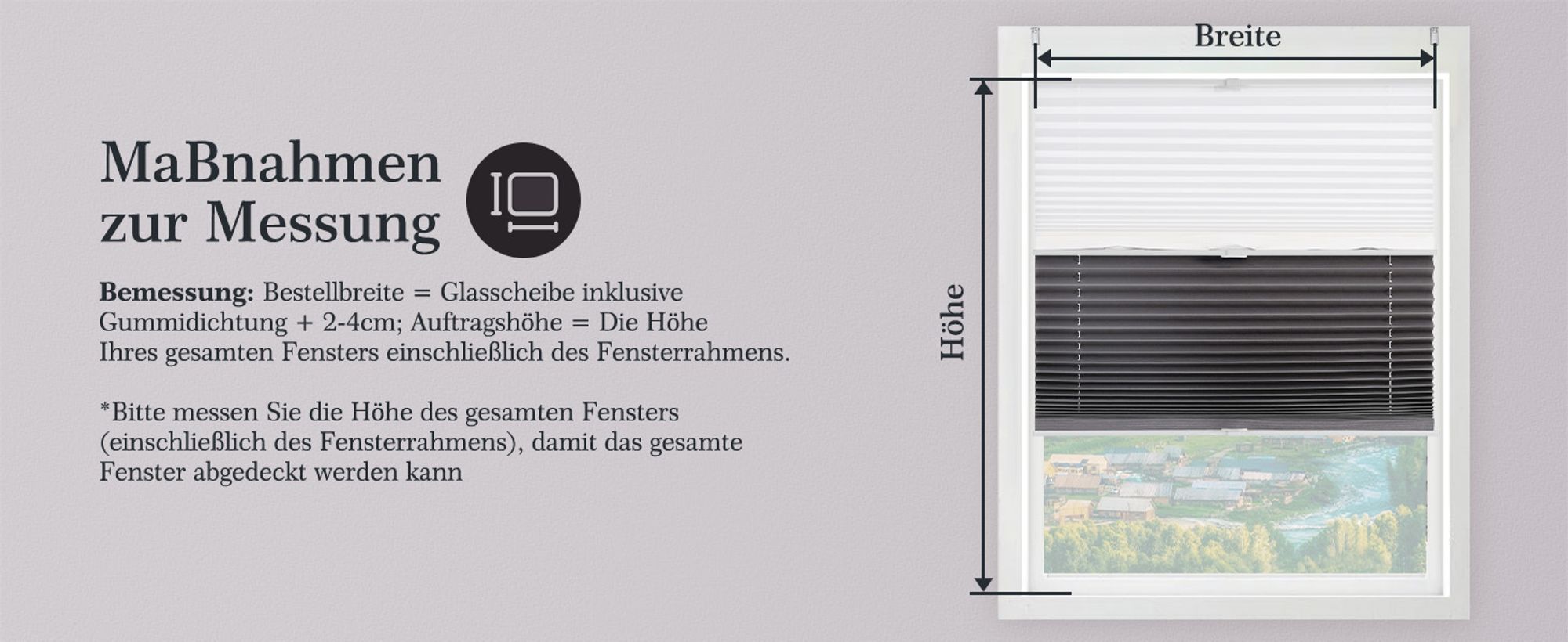Sekey Plissee 40×130 cm ohne Bohren Day+Night Verdunklungsplissee Weiß+Grau Blickdicht Faltrollo Klemmfix 100% Verdunkelnd Sichtschutz für Fenster