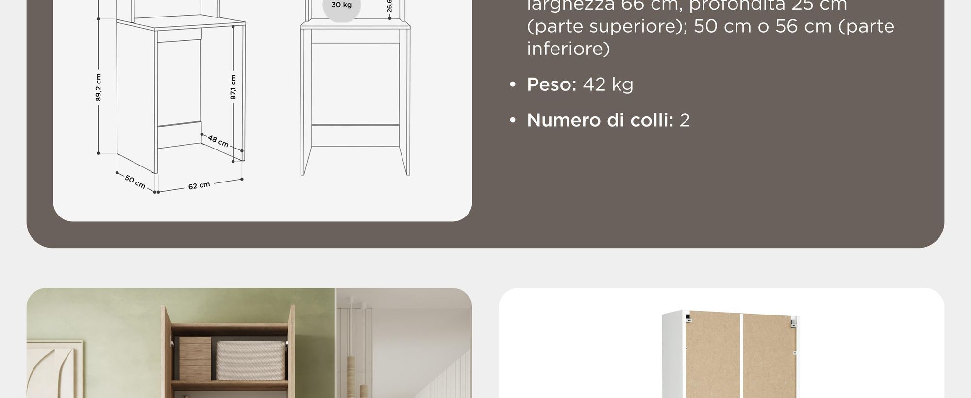 Mobile per lavatrice LORA