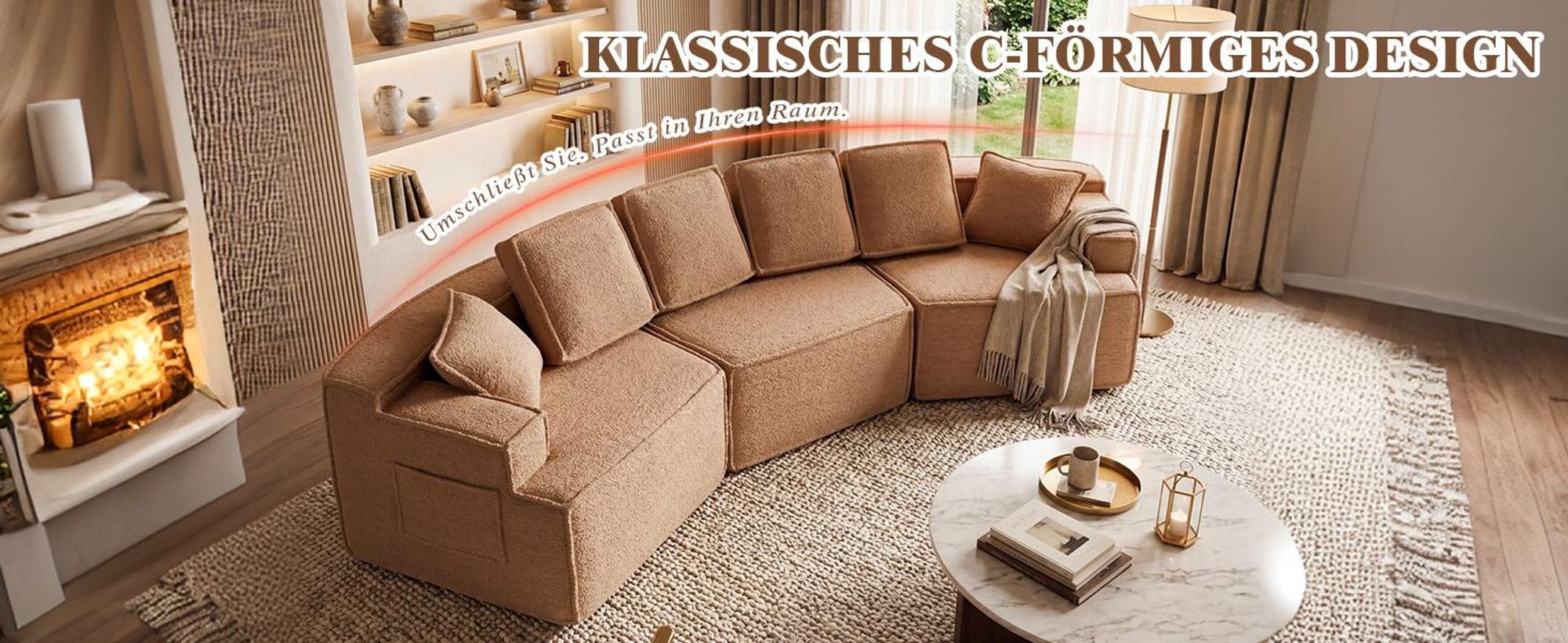 COMHOMA Sofa, modulares Schlafsofa, Polstersofa, 3-Sitzer Sofa, Flexible Sektionscouch,mit Aufbewahrungstasche, Couch mit schlaffunktion, Keine Montag