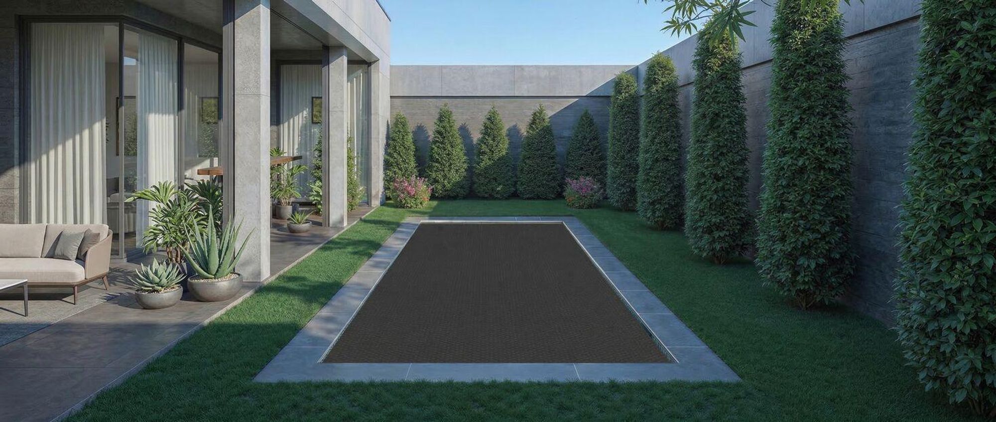 tectake® Pool-Solarfolie rechteckig und selbstschwimmend 500 x 1000 cm