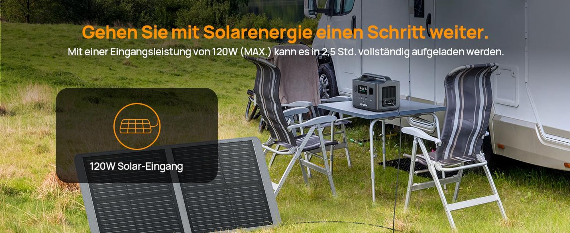 120w Max. Solareingang