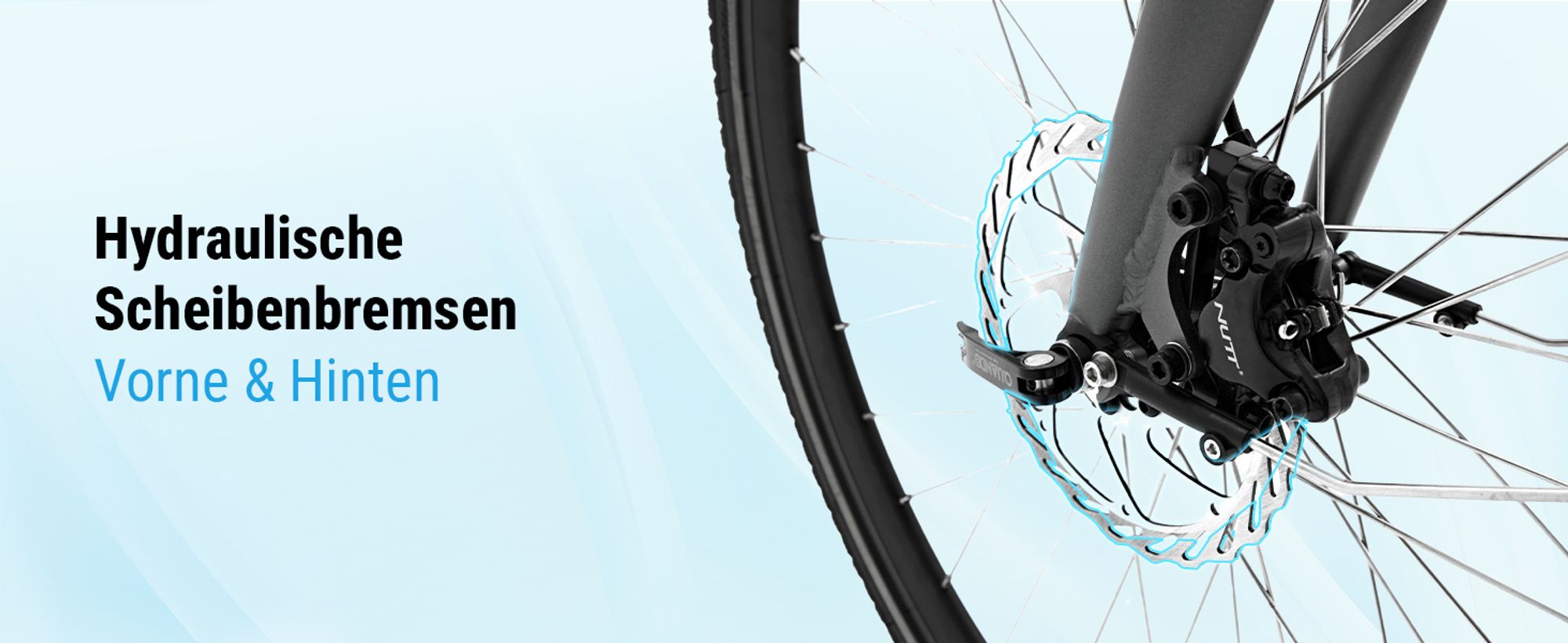 AsVIVA BC1-C Urban E-Bike 250W, 7 Gang Shimano, Akku, LED, Scheibenbremsen