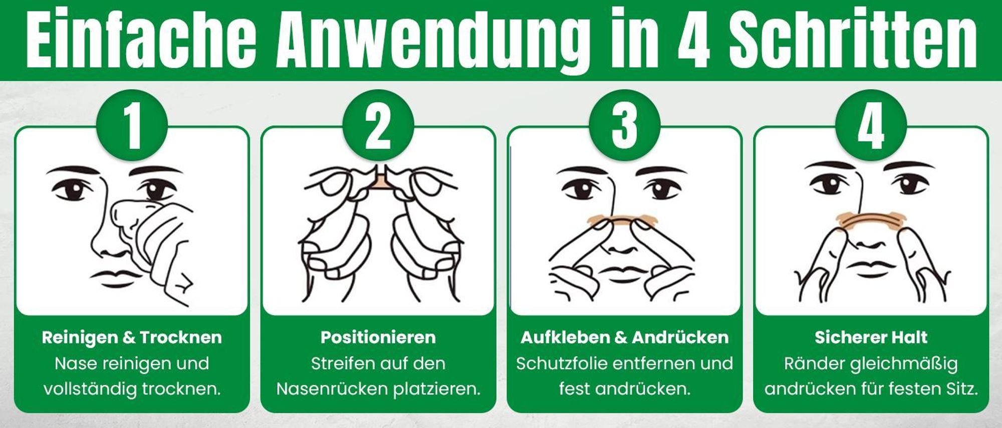 Perfekt-Schlafen24® 120 Stück Nasen Stripe Reduzieren Schnarchen | Natürliche Schlafpflaster für die Nacht | Hautfreundliche Schlafunterstützung