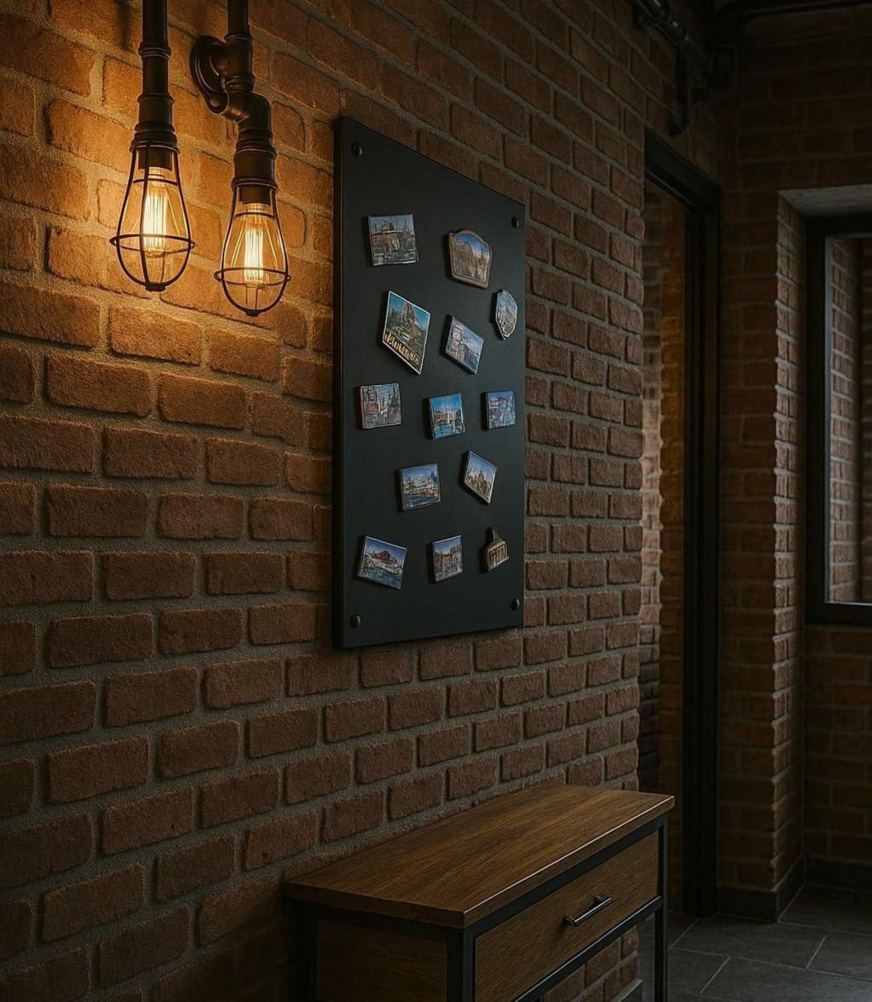 STALFORM Magnettafel Weiß 80x50 cm – Magnetische Pinnwand aus Edelstahl für Büro Küche Kinderzimmer – Wandtafel Memo Board