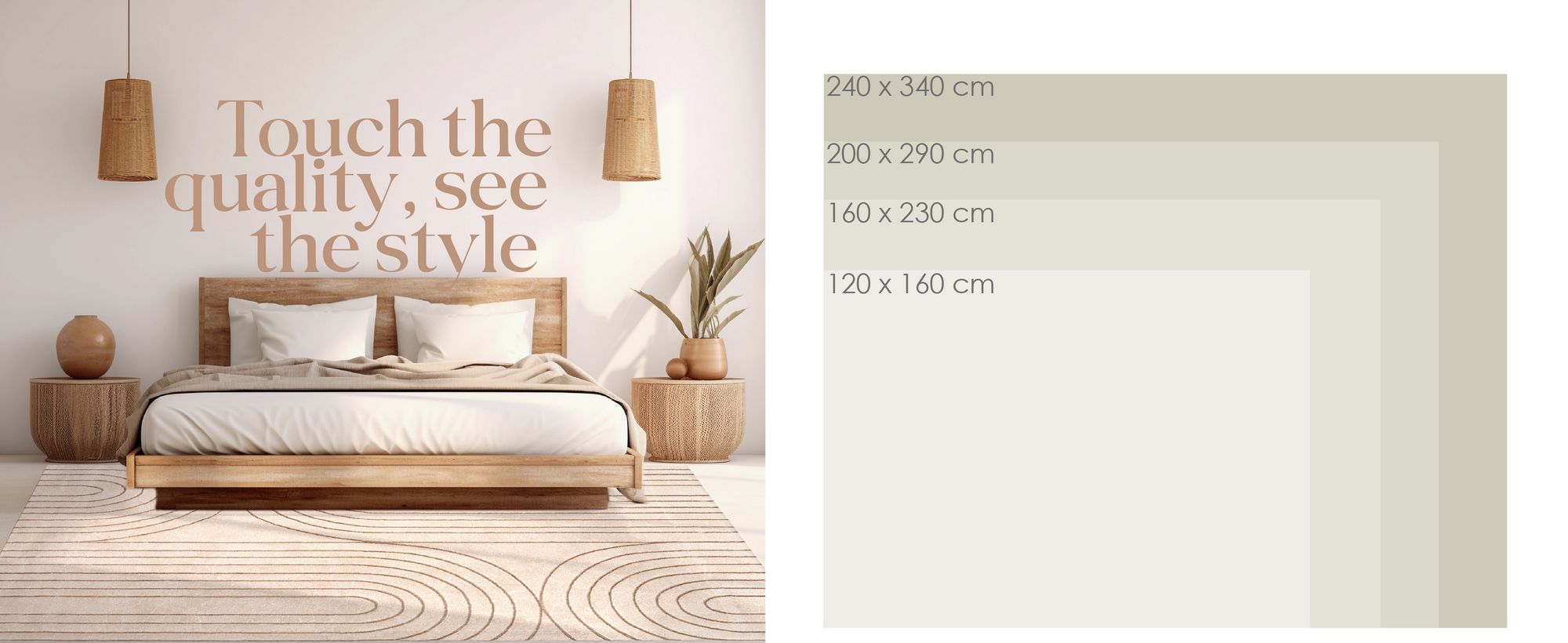 Teppich Wohnzimmer Kurzflor Blätter Floral Regenbogen Geometrisch Grösse 120x160 cm