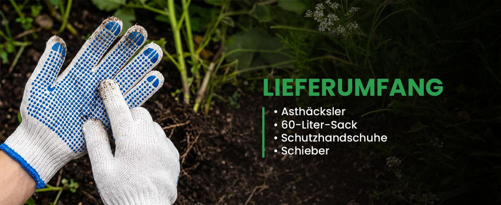 Starker Gartenhäcksler Walzenhäcksler 3500W Schredder Holzhäcksler 60 Liter