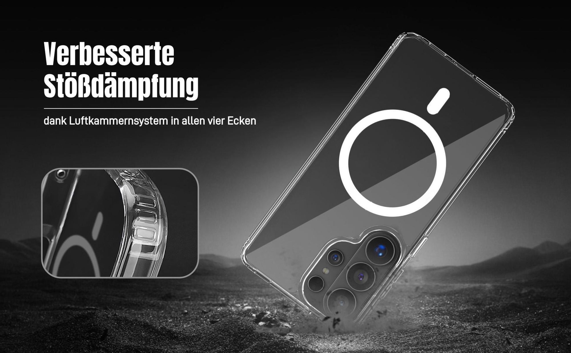 Passgenaues Case für Samsung Galaxy S26 Ultra mit verbesserter Stoßdämpfung