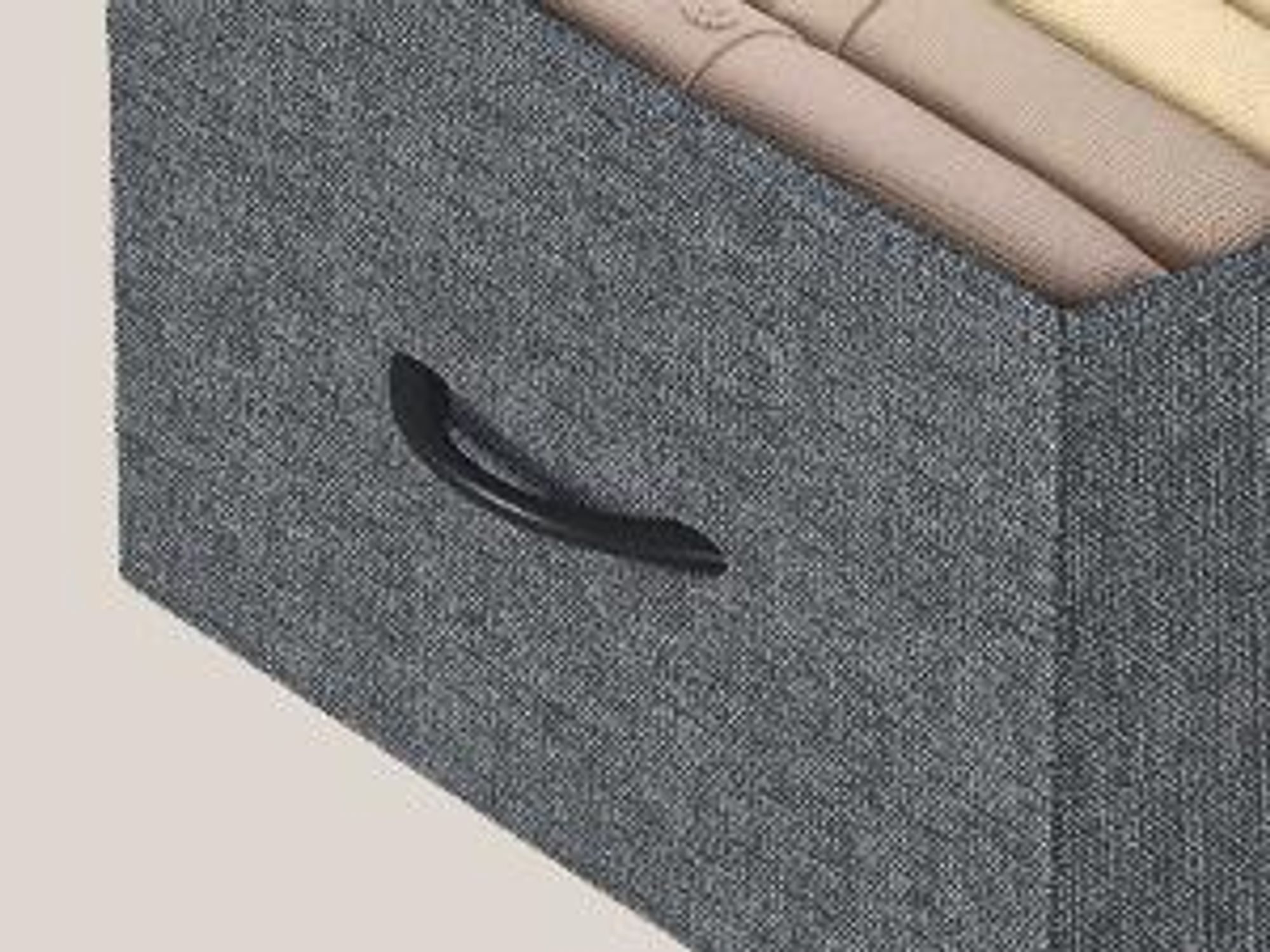 SONGMICS Kommode, Schrank, 7 Stoffschubladen, für Schlafzimmer, Flur, Wohnzimmer, grau