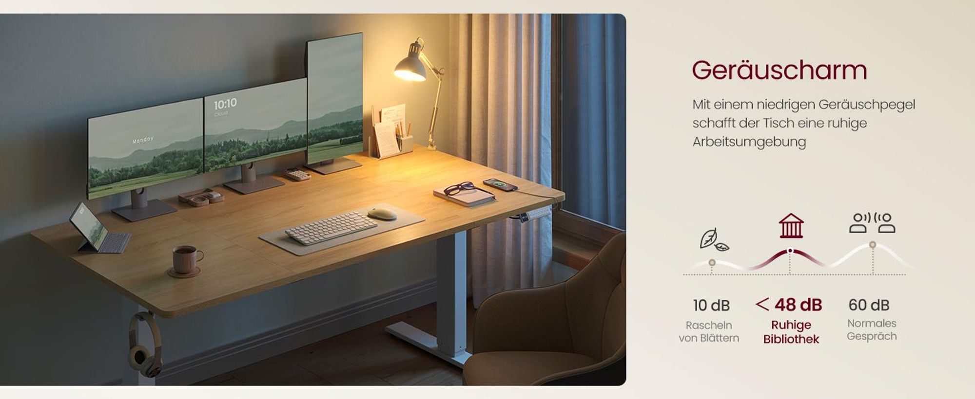 VASAGLE Höhenverstellbarer Schreibtisch, 160 cm, USB-C-Anschluss, Ablage für Steckdosenleiste, Erinnerung bei langem Sitzen, 3 Speichertasten