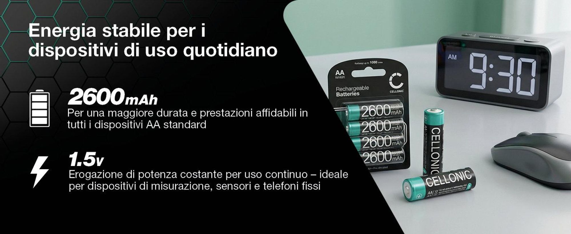 subtel 4x Batteria per Fotocamera Compatibile con Nikon Coolpix B500, Coolpix 3100, Coolpix 3200, EN-MH1 – (2600mAh, 1.2V)