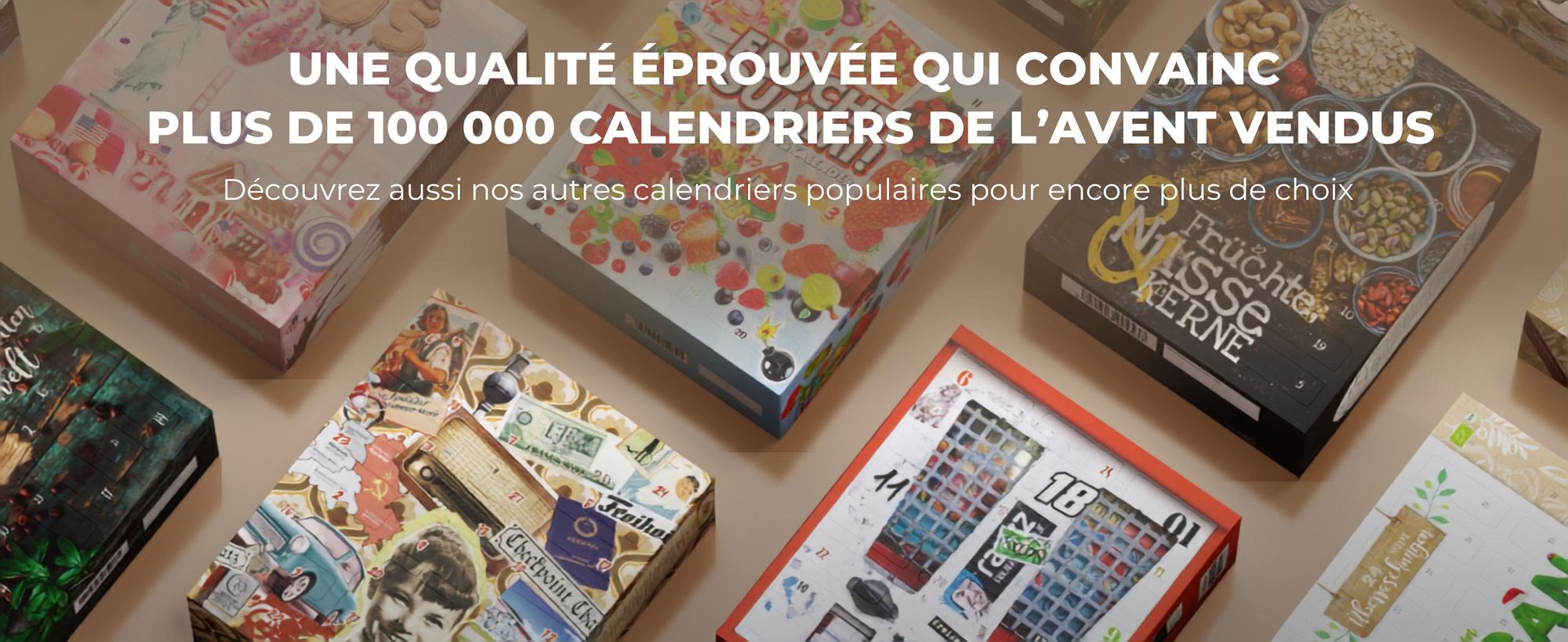 BOXILAND® Ostalgie RDA calendrier avent 2026, 24 bonbons RDA, classiques
