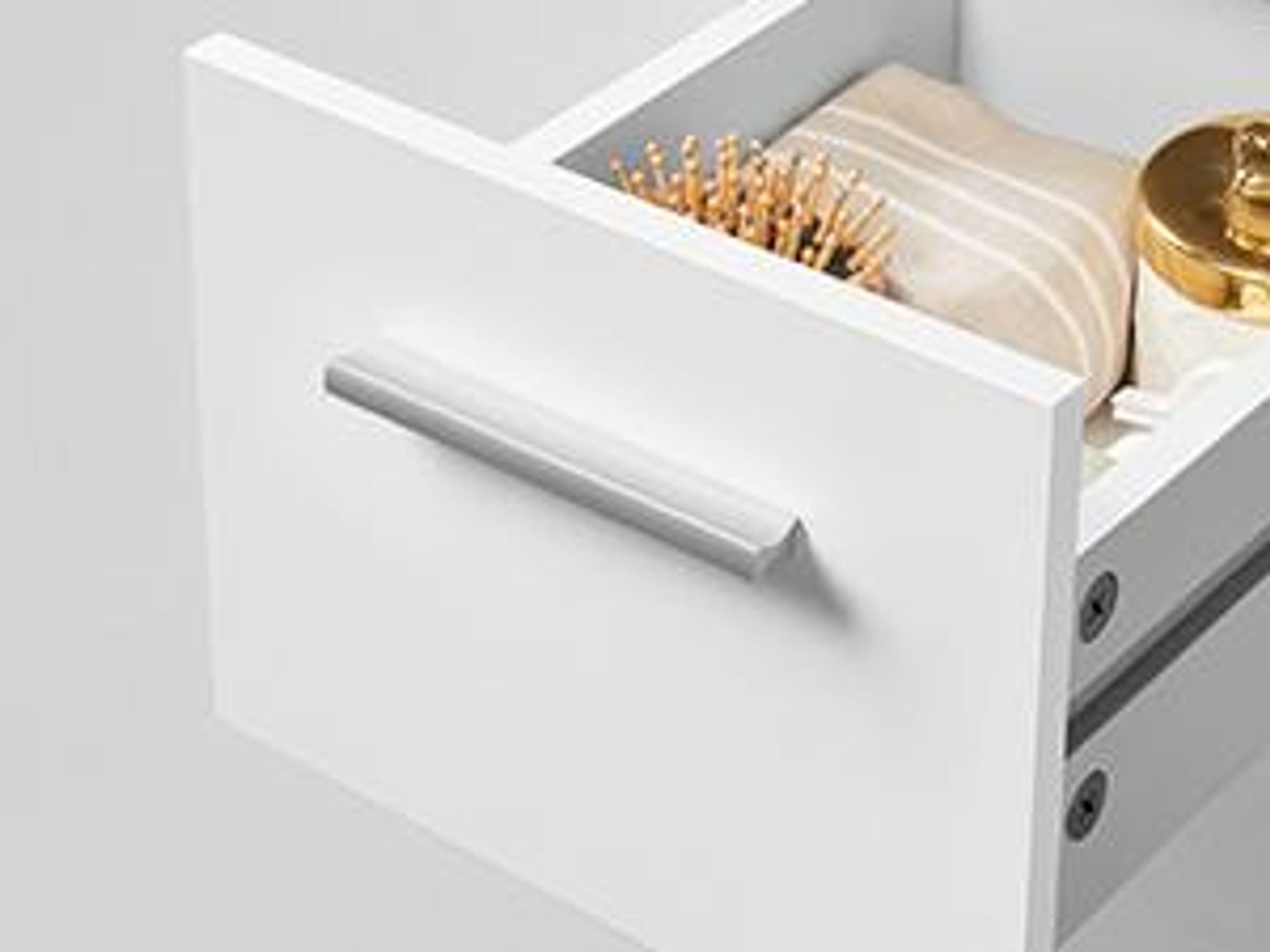 VASAGLE Waschbeckenunterschrank, Badezimmerschrank, 3 große Schubladen, 30 x 60 x 64 cm, Badschrank, 2 Fächer hinter der Tür