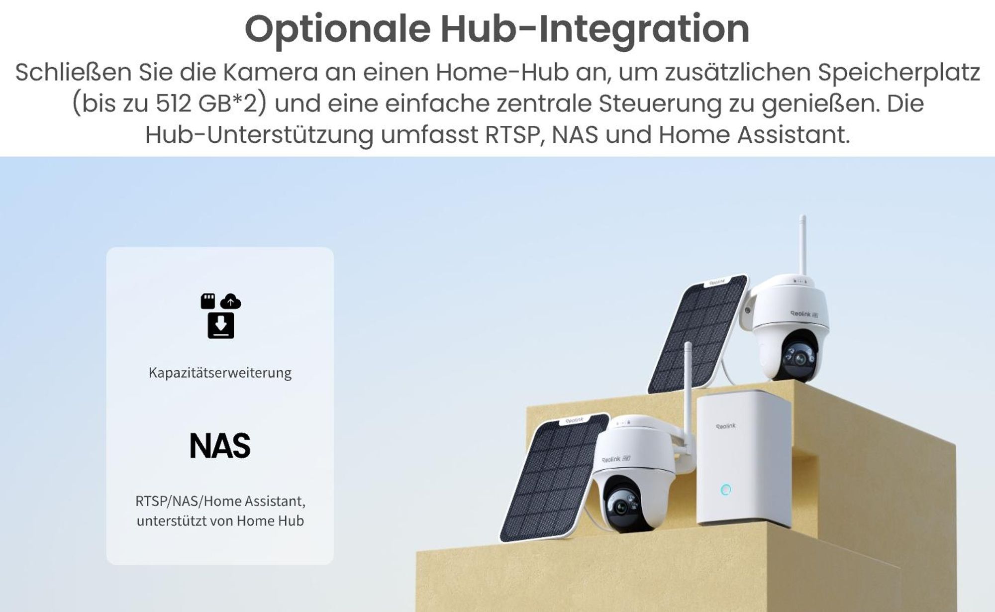 Reolink Argus PT Ultra + Solarpanel, 4K 8MP Akku Überwachungskamera Aussen, 2,4/5GHz WiFi, Pan & Tilt, Farbnachtsicht, Smarte Erkennung, 2-Wege-Audio