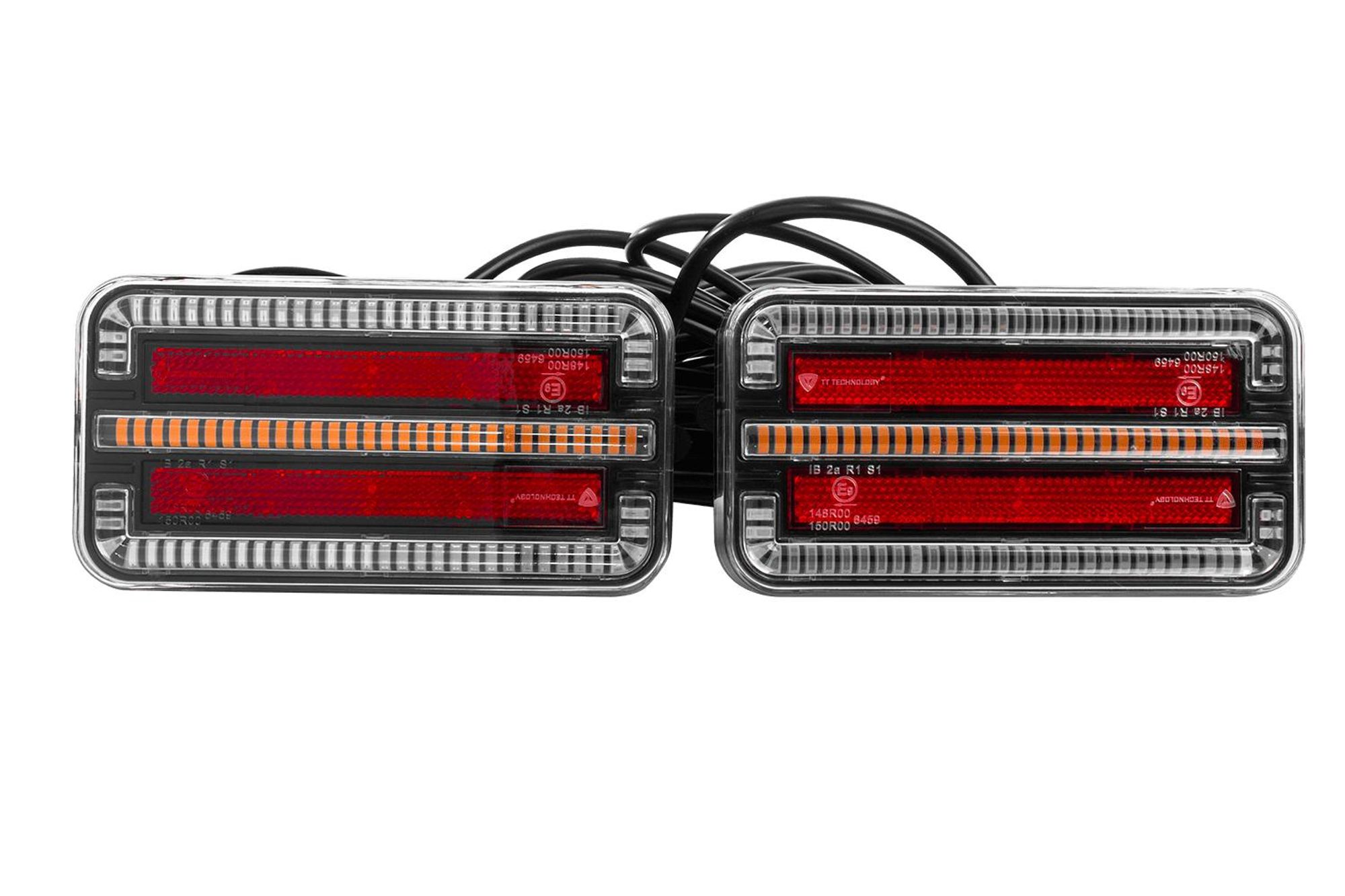 TT Technology TT.12024 Zadní světla LED 3 funkce levé + pravé, magnetické