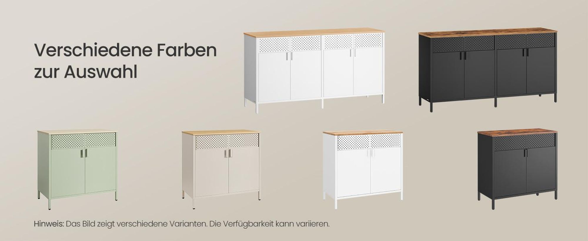 SONGMICS Metallschrank, Aufbewahrungsschrank, mit verstellbaren Ablagen, 40 x 141 x 76 cm, schwarz-braun