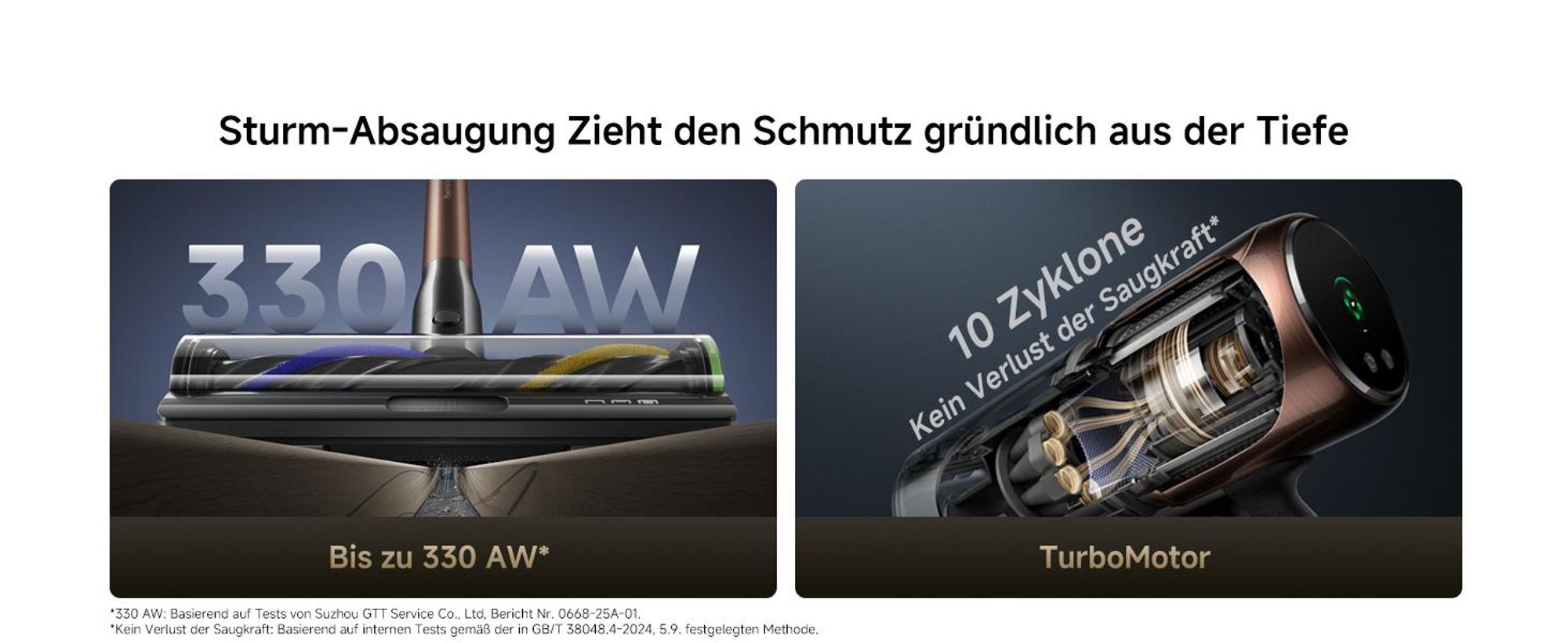 Dreame V30 Akku-Staubsauger, 0-mm-Kantenreinigung, 330 AW Saugleistung, 90 Min., 99,99 % Filterung,TangleCut  Handstaubsauger,140° CelesTect Beleucht