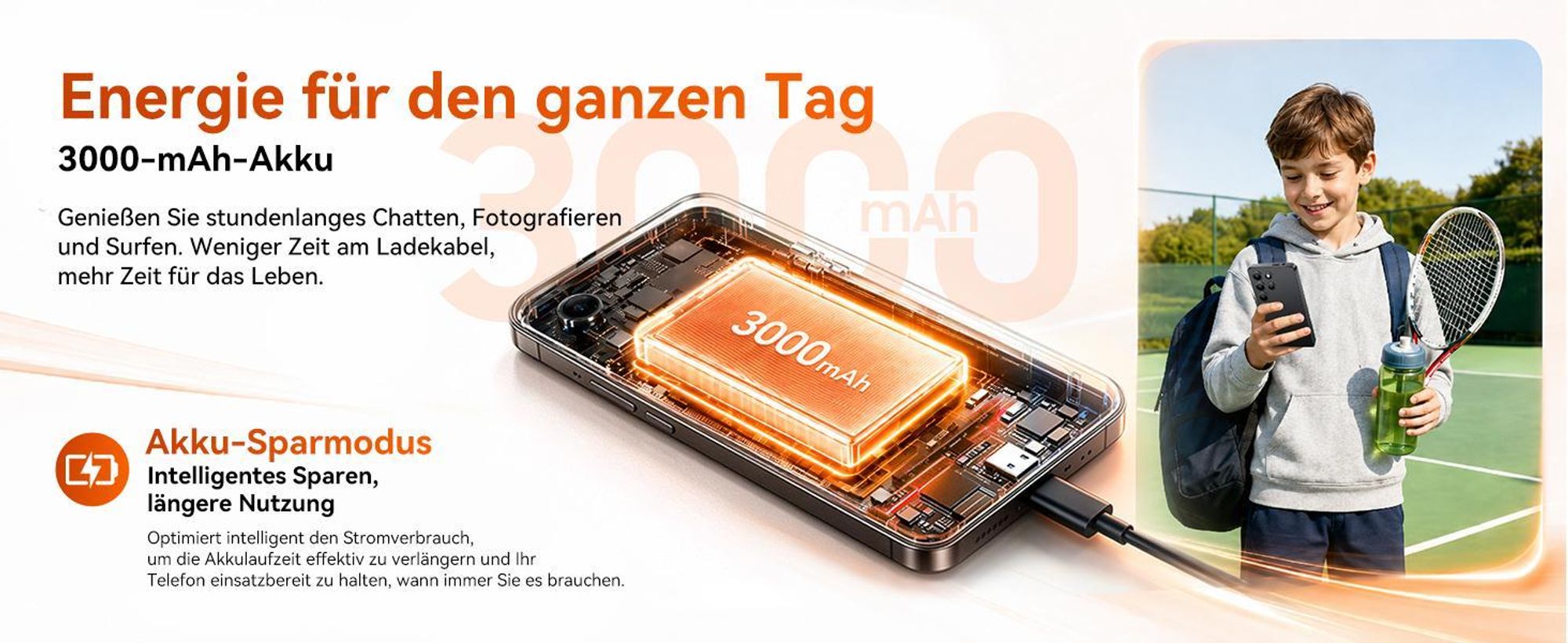 2026 Oscal Wave 2C 5" ultraleicht Handy Ohne Vertrag incl 18W charge, Android 16, 12+32GB, Face ID, Dual SIM, 1080P, Free TPU Protective Case