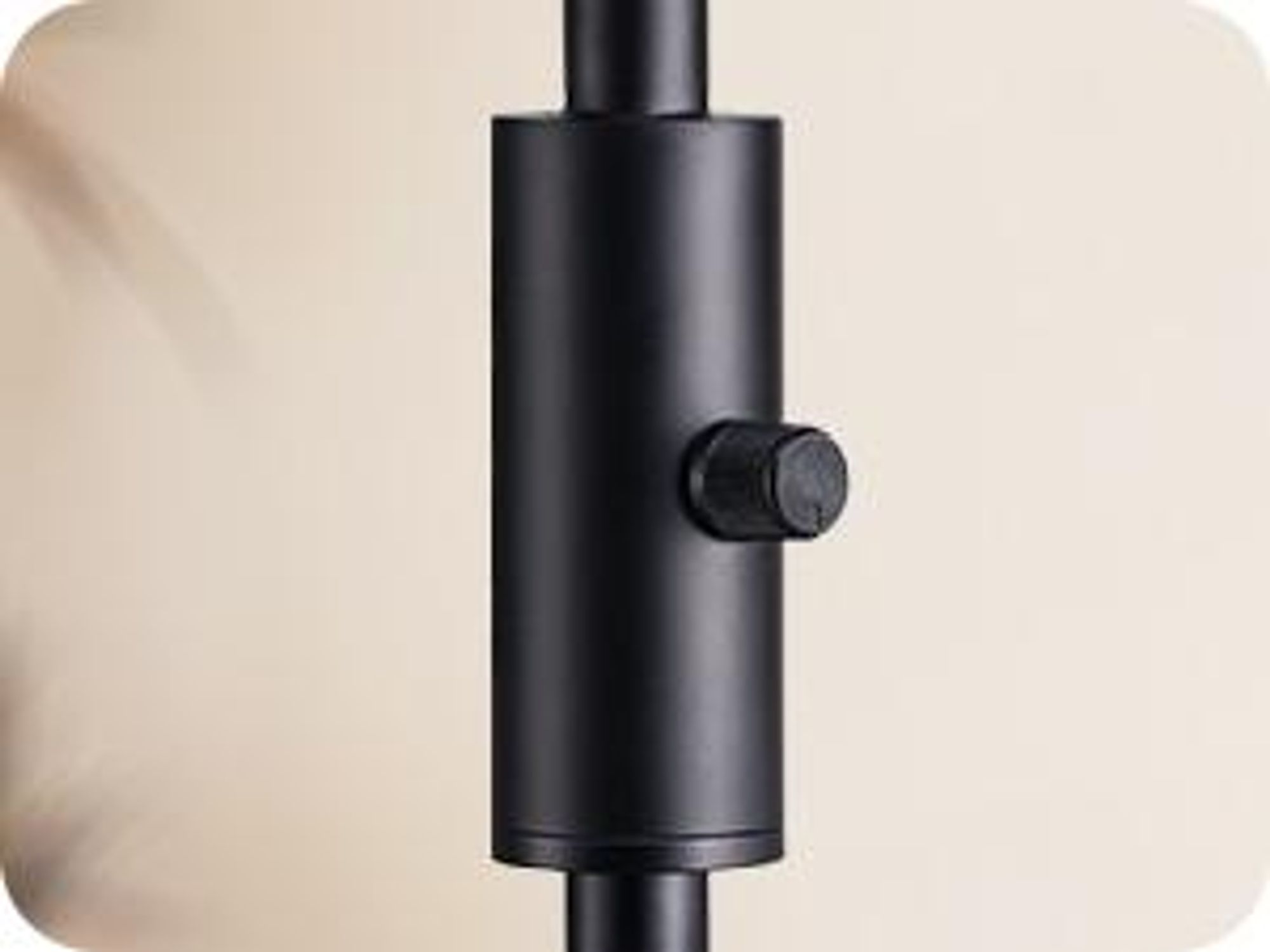 EDISHINE LED Stehlampe Wohnzimmer 166cm, Vintage Industrial Stehleuchte, Schwarz