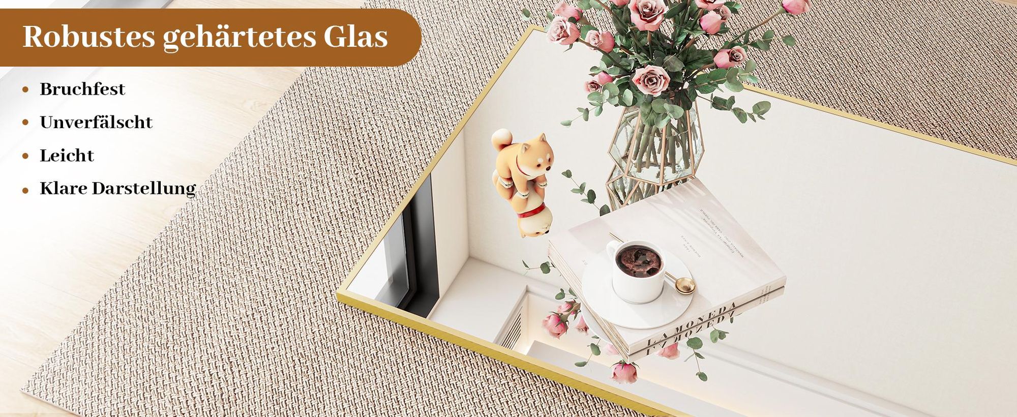 Koonmi 89x198 cm Große Standspiegel, Minimalistische schmaler Aluminiumrahmen, stehend oder hängend für Wohnzimmer und Schlafzimmer, Gold
