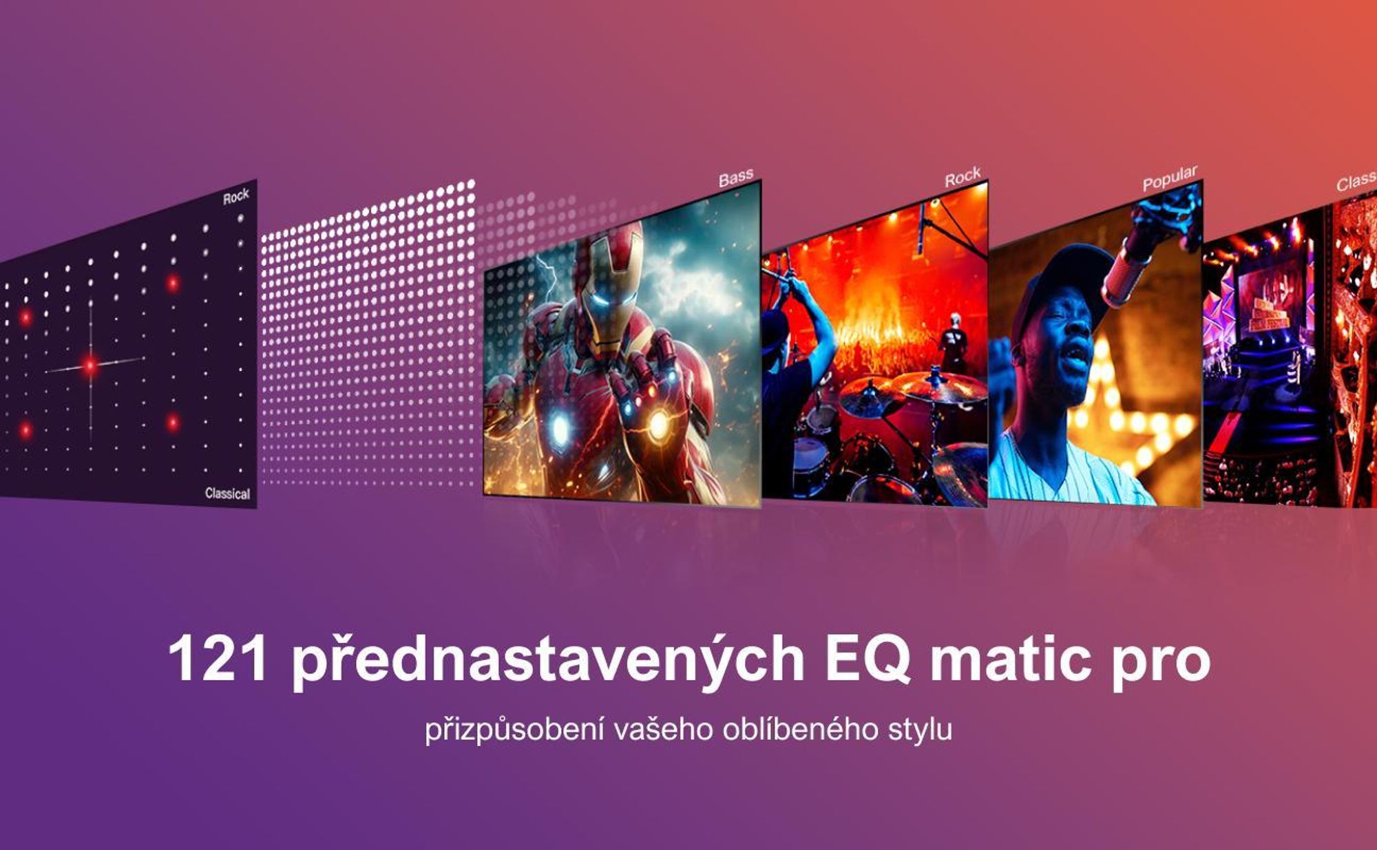 ULTIMEA 2.1kanálový soundbar pro TV s nastavitelnými basy, ovládáním přes aplikaci, all-in-one soundbar, TV reproduktor Bluetooth 5.4, Poseidon M20