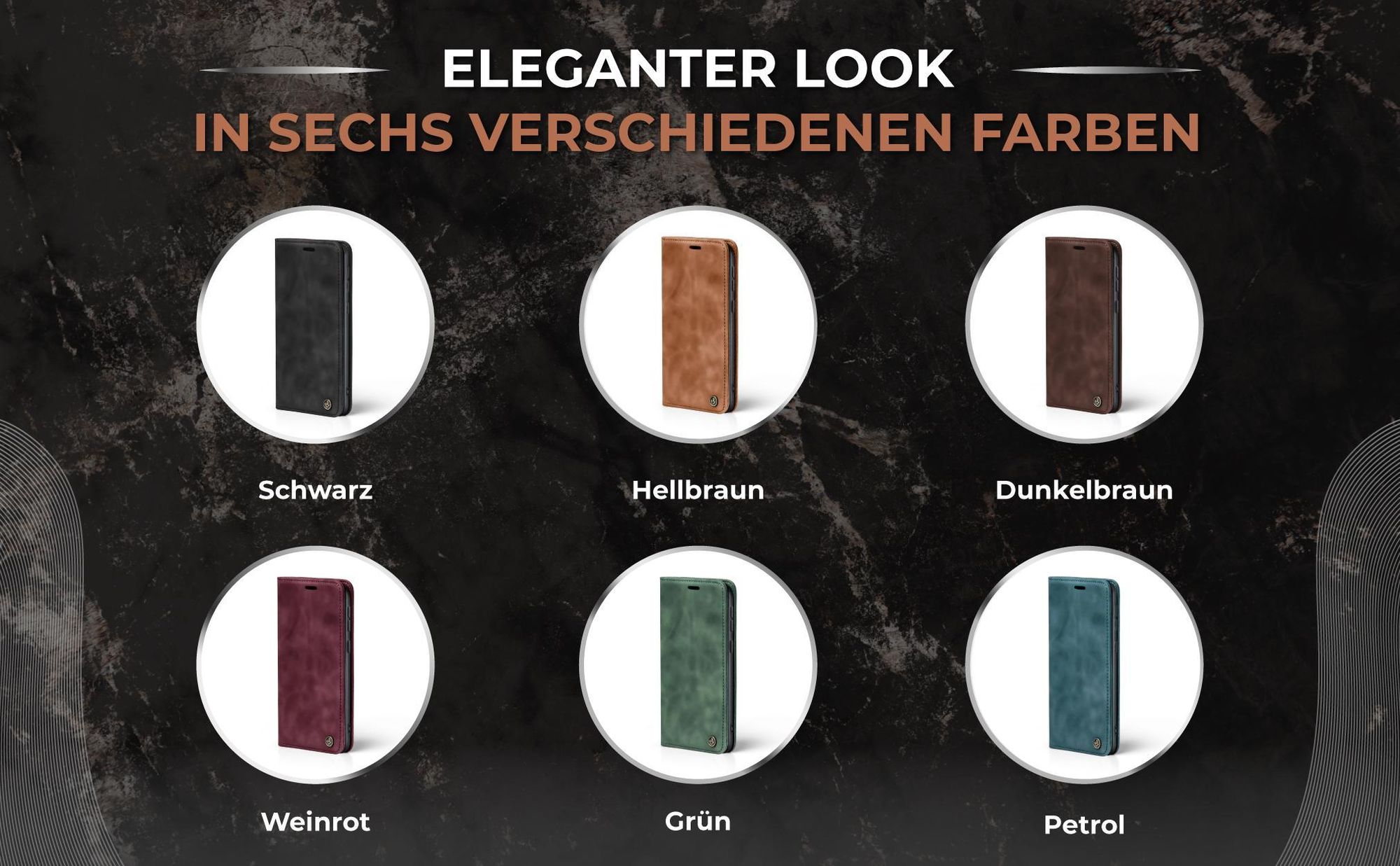 Flip-Hüllen für Xiaomi 17 Ultra in verschiedenen Farben und elegantem Design