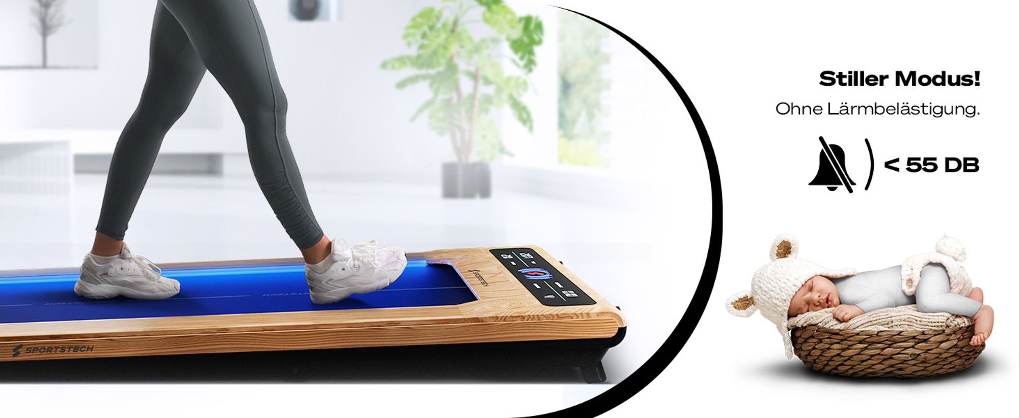 Sportstech sWalk Hellbraun