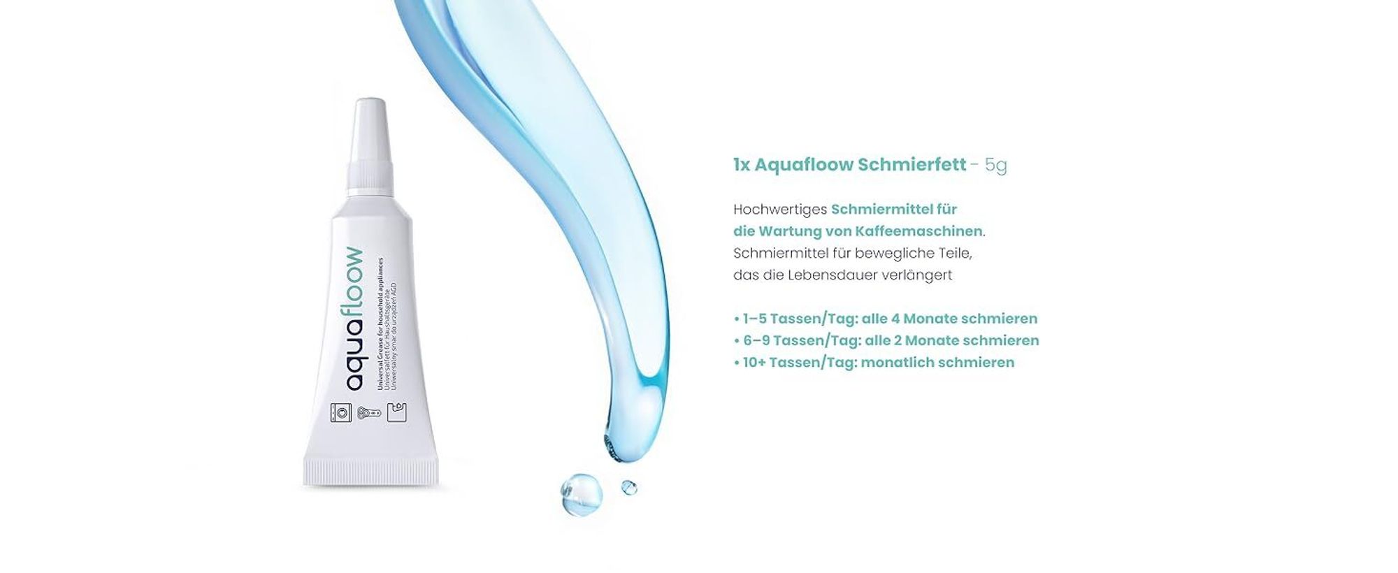 Aquafloow Rundum-Pflegeset für Kaffeevollautomaten – 2x Cleani Wasserfilter Kompatibel mit Philips Saeco CA6903, 500ml Entkalker, 10 Reinigungstablett