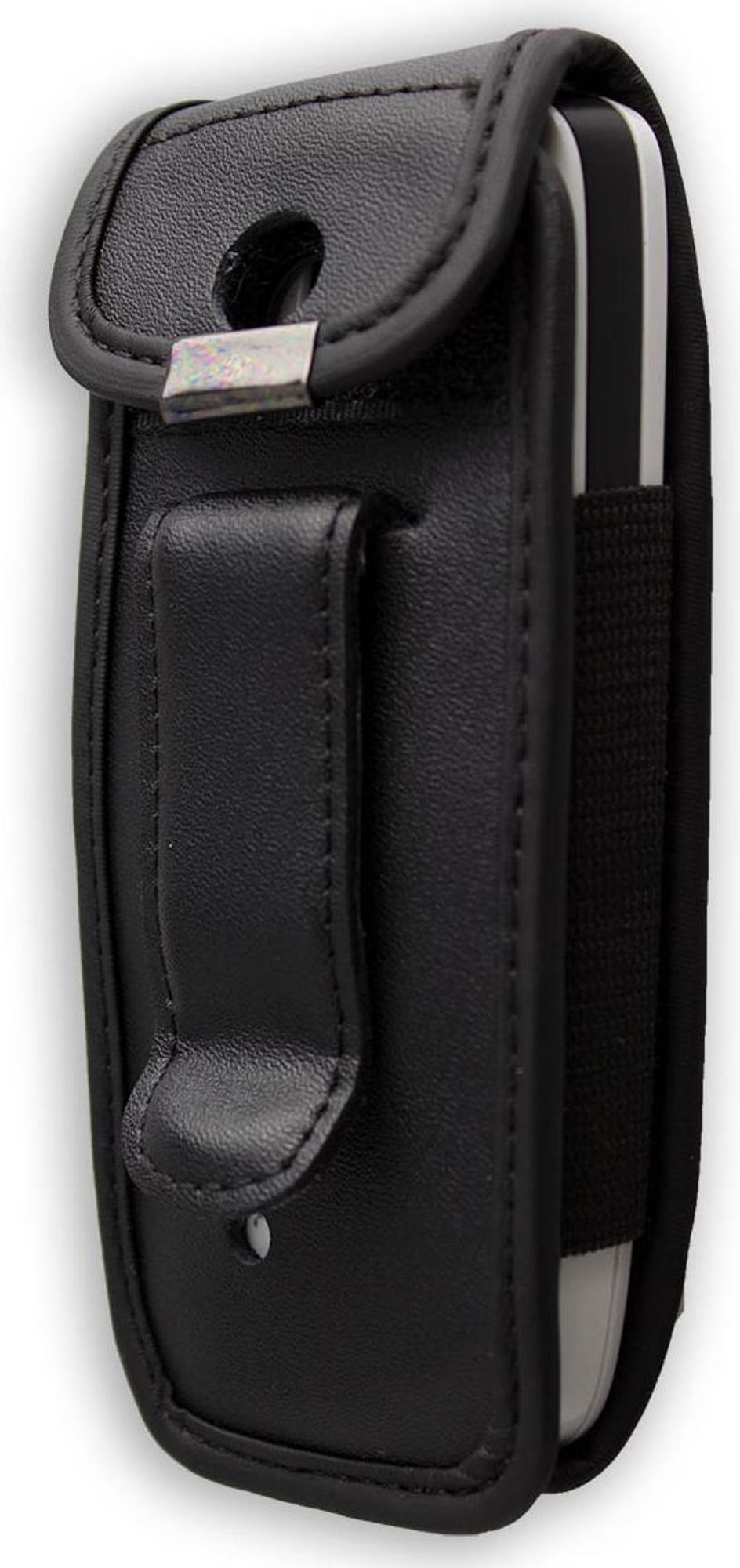caseroxx Ledertasche mit Gürtelclip kompatibel mit Nokia 113 aus Echtleder, Tasche mit Gürtelclip und Sichtfenster Bild 3