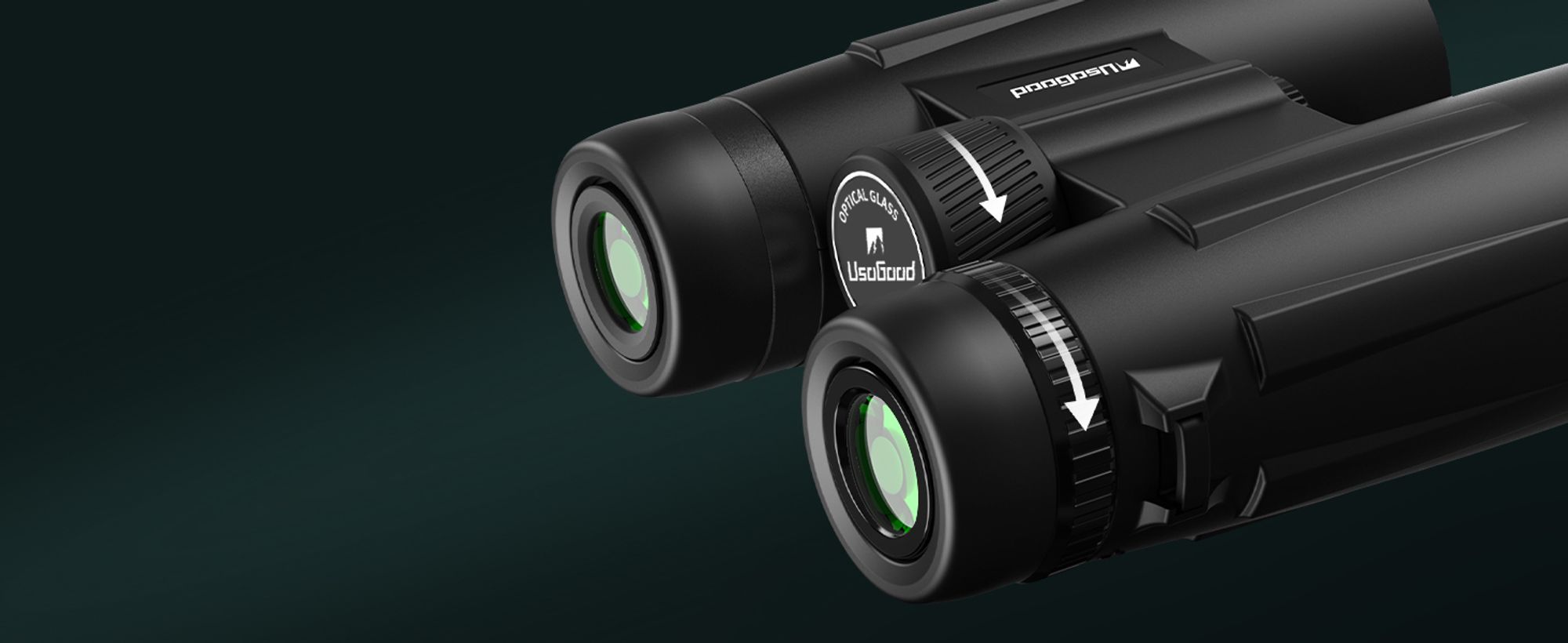 Usogood 10x42 Fernglas 10x42 HD Kompakte Ferngläser für Erwachsene mit BAK4-Prisma und FMC-Objektiv, wasserdicht mit Smartphone-Adapter