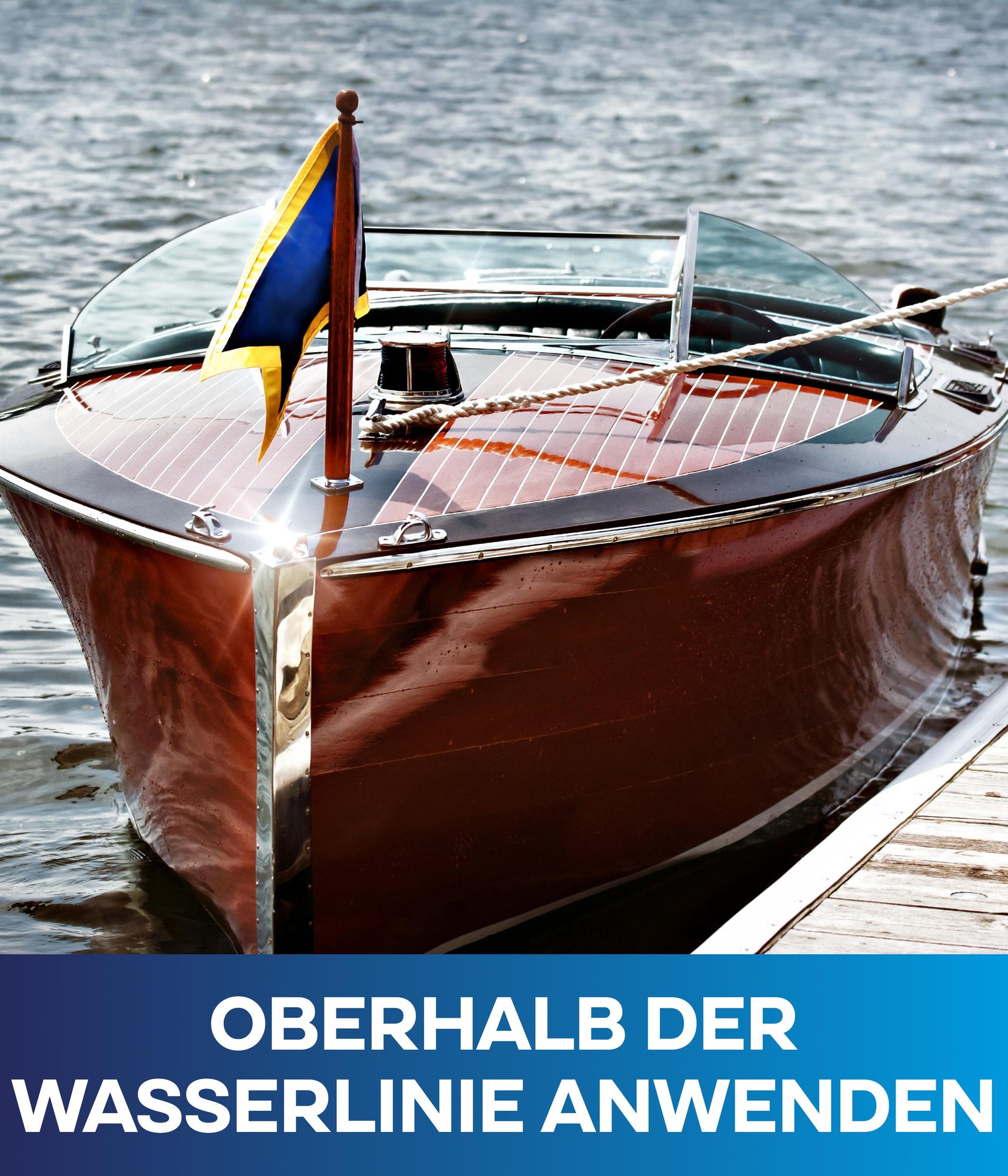 Plid Bootslack 2,5L + Pinselset 3-tlg. Farblos Glänzend – für ca. 25m² / Klarlack Holzlack Schiffslack Holzschutz – wasserfest & strapazierfähig