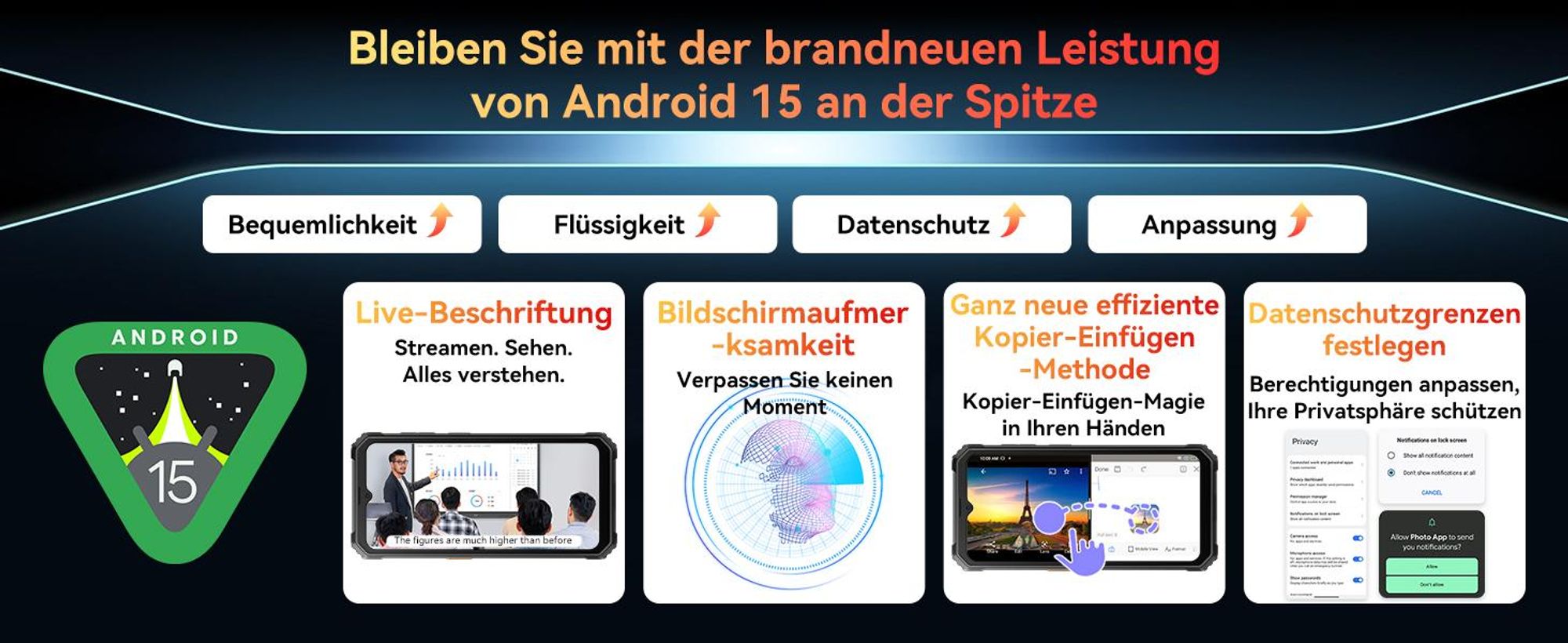 Blackview BV4800 SE Outdoor Handy, 6.56 Zoll, 90 Hz, 5100 mAh, 12GB+64GB, 16 MP+8MP,Helio Octa Core,Face ID,Smart-K BOX