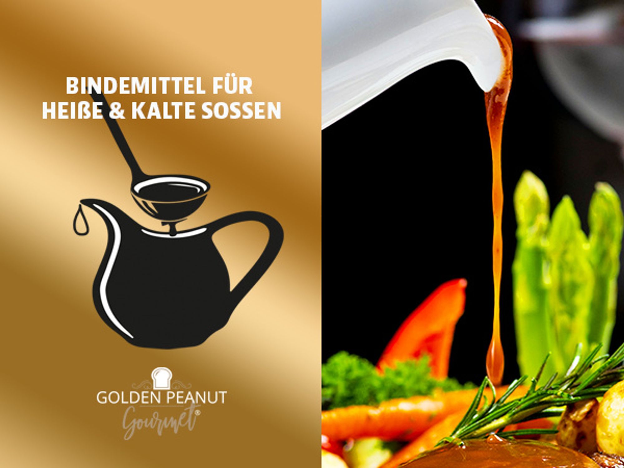 GOLDEN PEANUT Gourmet Guarkernmehl hochviskos 5 kg, glutenfreies Verdickungsmittel, Bindemittel, Backen, Kochen, Eisherstellung