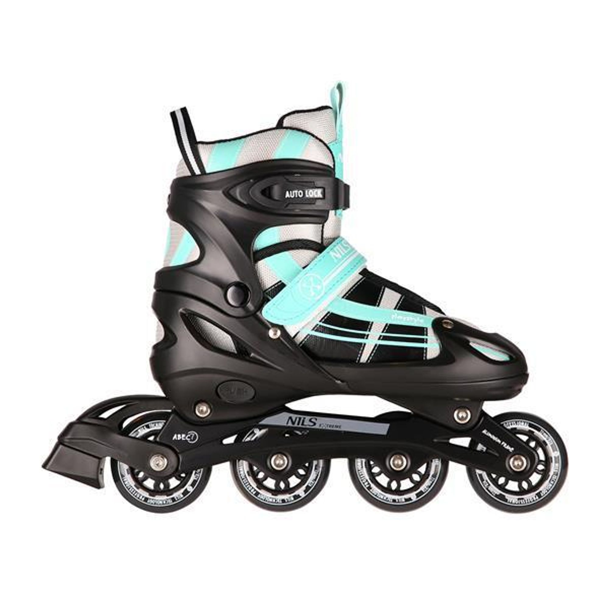 Nils Extreme NH18366A 2-in-1 Kinder Inlineskates und Schlittschuhe verstellbar mint Größe S 31-34