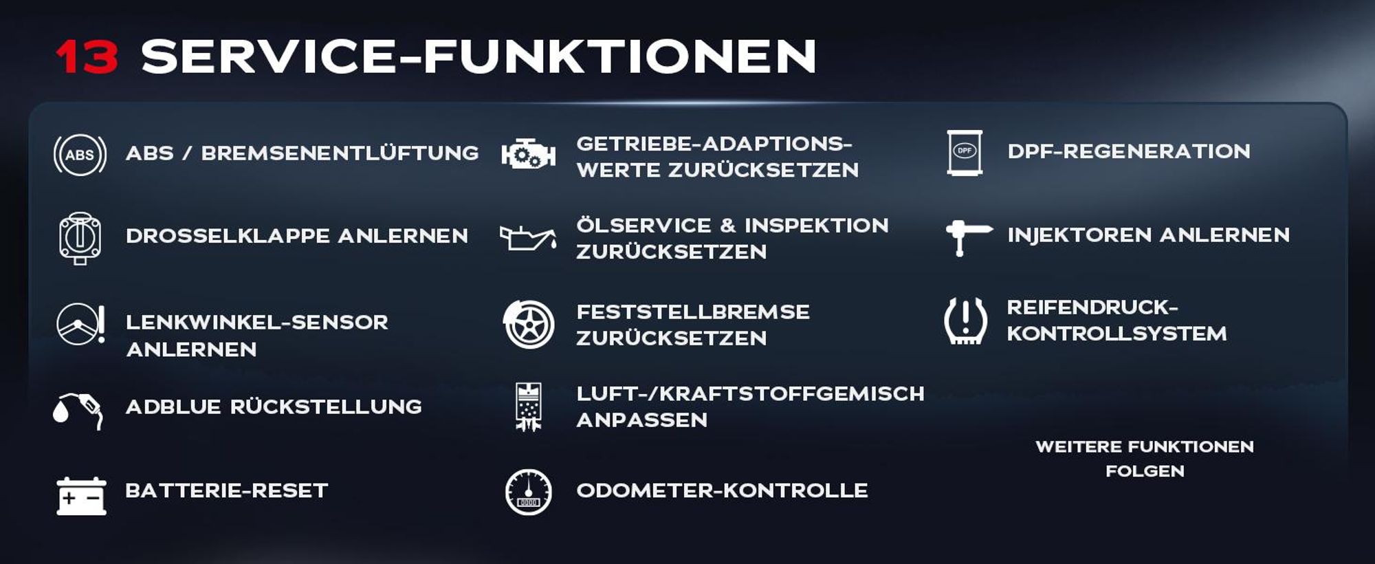 LAUNCH OBD2 Diagnosegerät CRP129EVO Plus mit Android 4 Systeme 13 Servicefunktionen 80+ Automarken 17 Sprachen lebenslange Updates