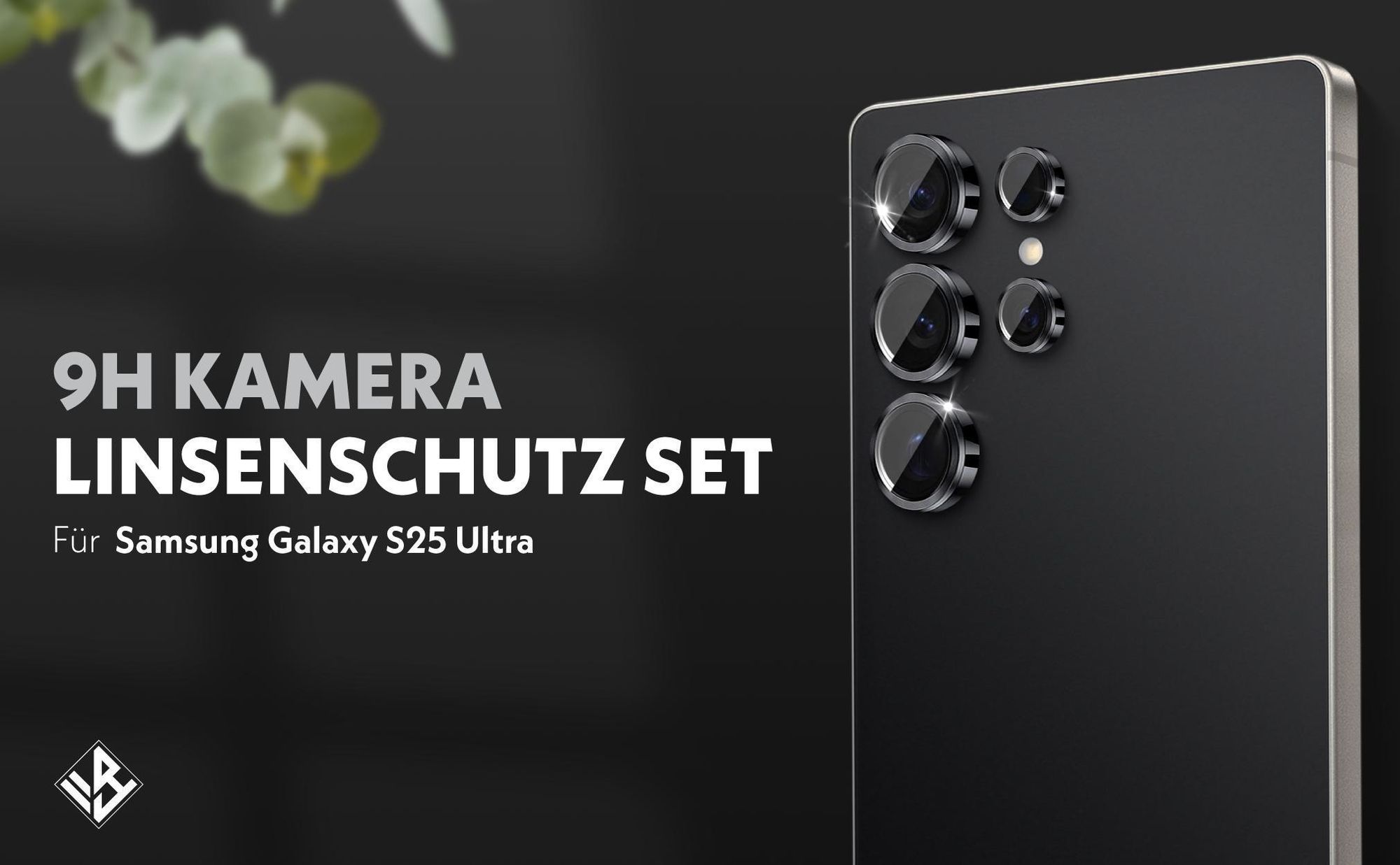 Kamera Schutzglas Set für Samsung Galaxy S25 Ultra in 9H Härte