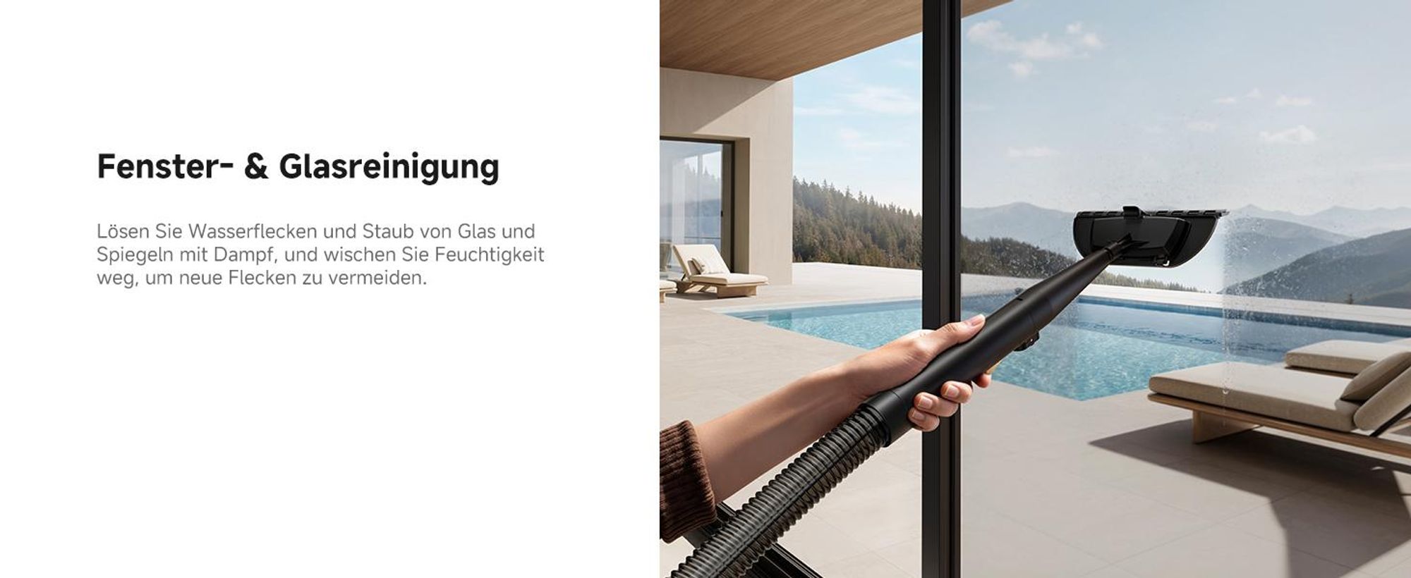 MOVA S10 Dampfreiniger – Mühelose Komplettreinigung für das ganze Zuhause, 9-in-1 Multifunktionsset, 4 Reinigungsmodi