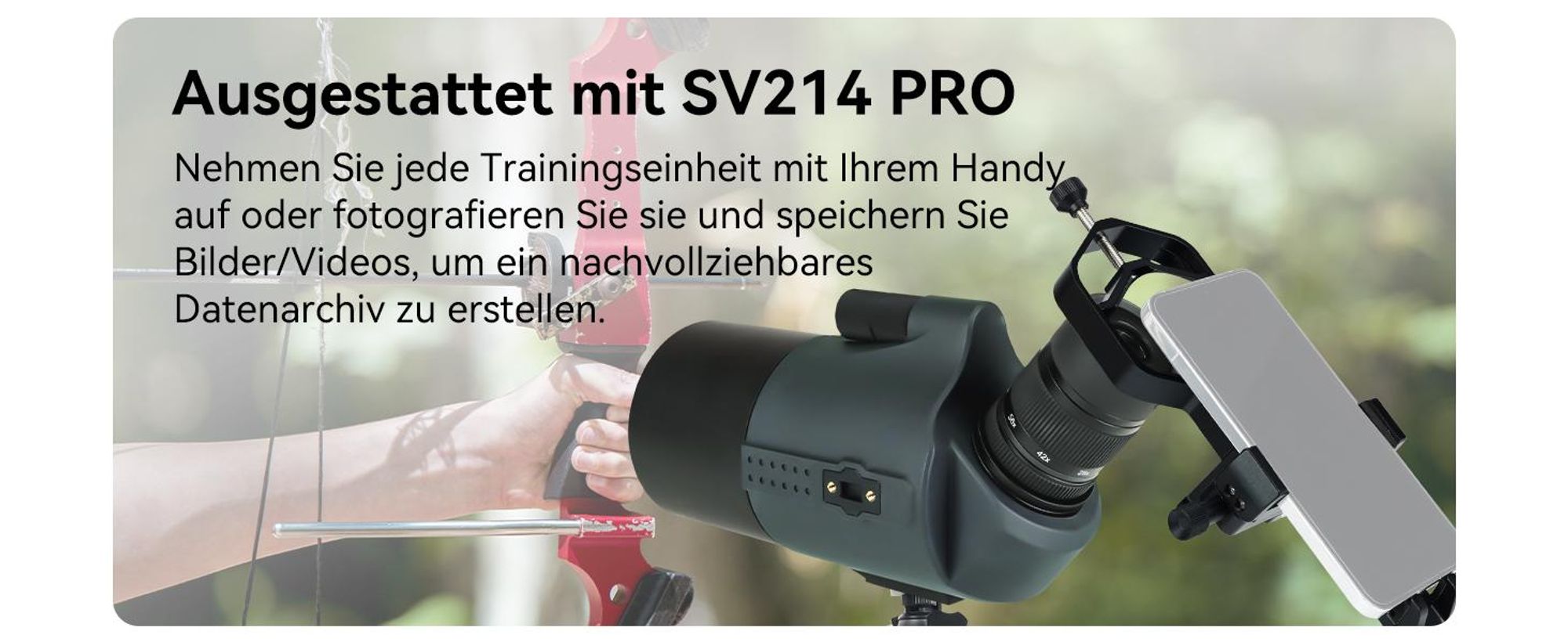 Svbony SV41Pro Mak Spektiv, 28-84X80 HD FMC Dual Speed Fokus, Kompatibel mit WLAN Kamera SC001 Digiscoping, mit Stativ für Stargazing Vogelbeobachtung