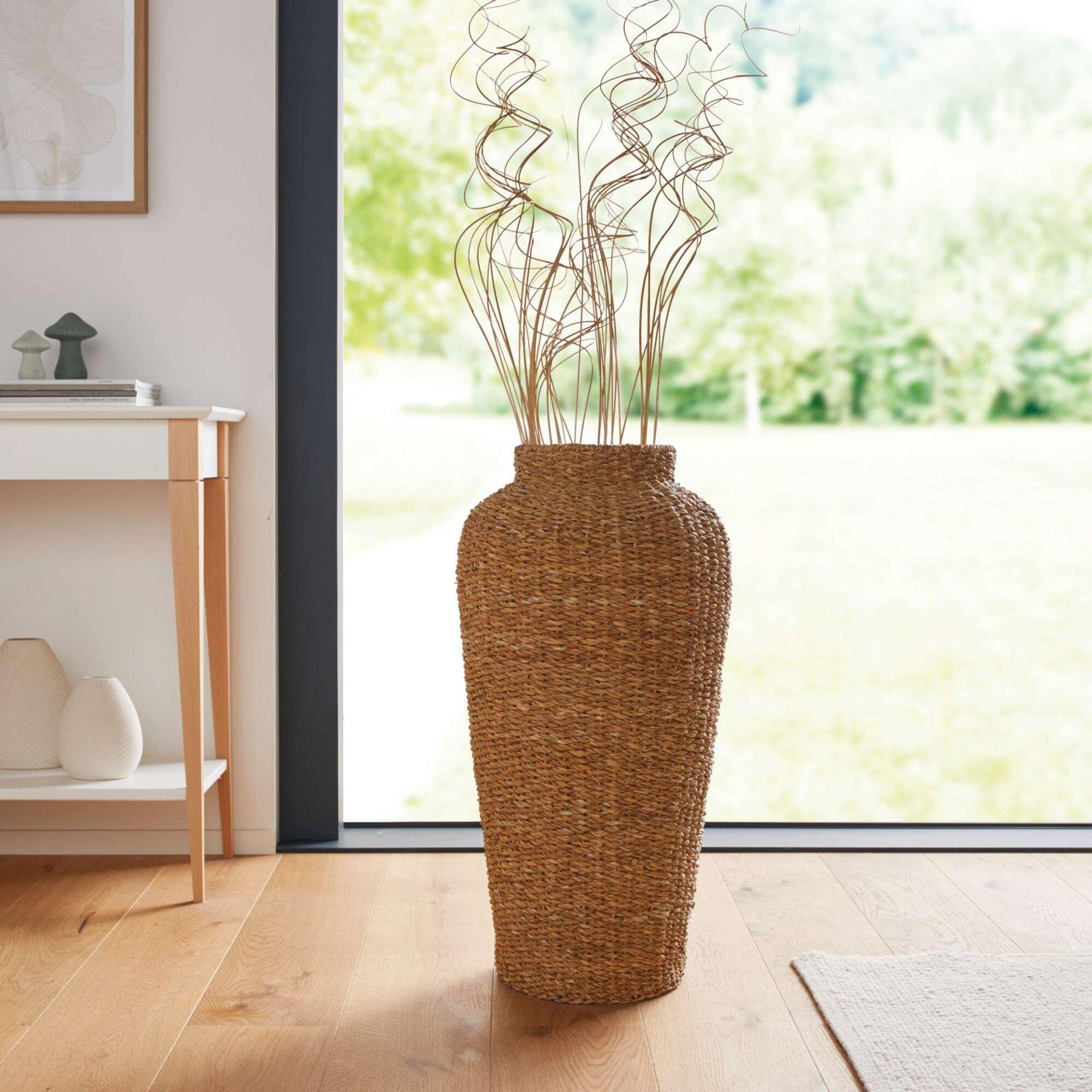 Deko-Bodenvase Seegras, Ø 35 x 70 cm