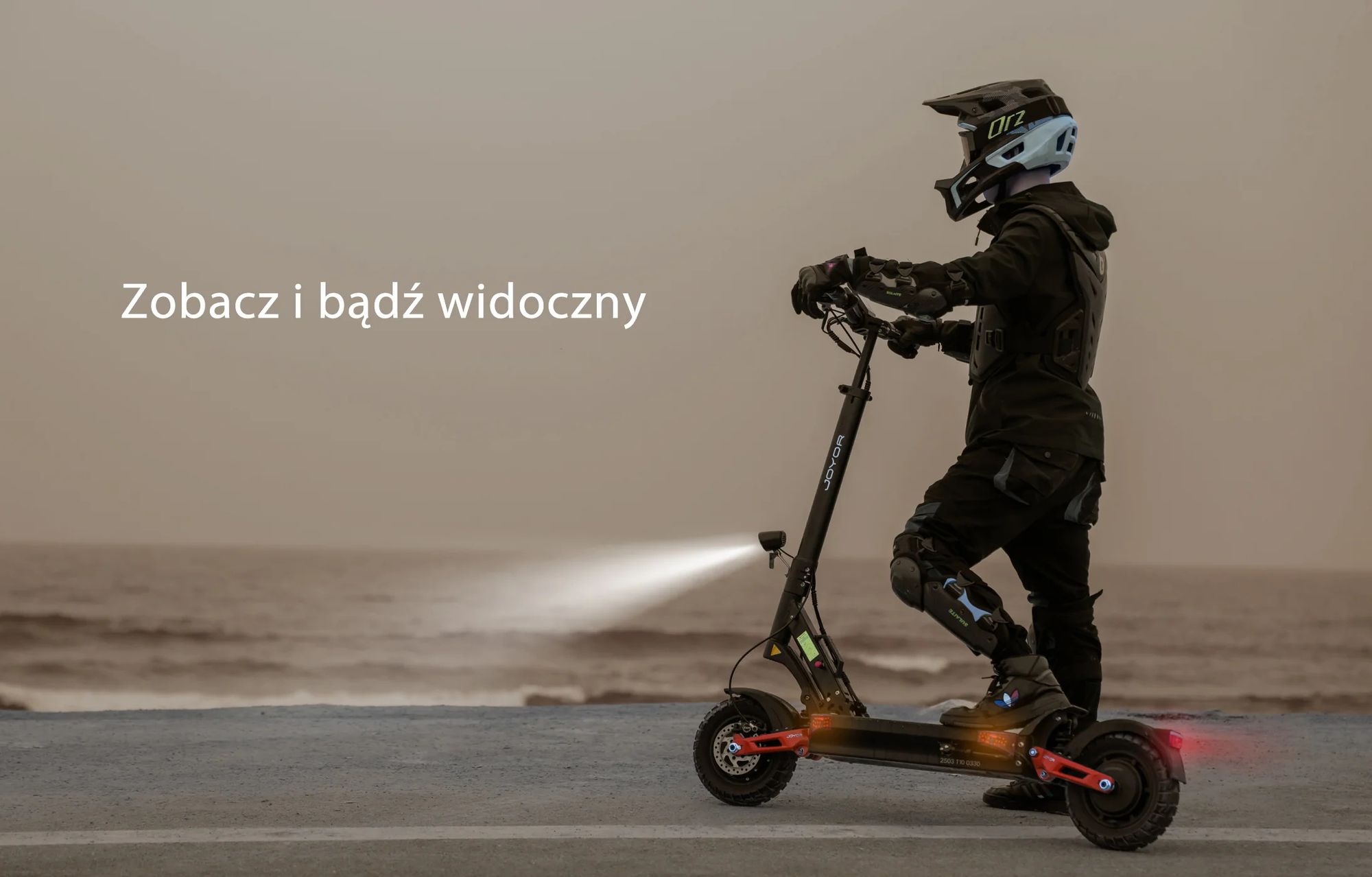 JOYOR T10 Składana Hulajnoga Elektryczna - Silnik 2x1000W Baterią 60V18AH 10-calowe Opony Hamulce tarczowe hydrauliczne - Czarny