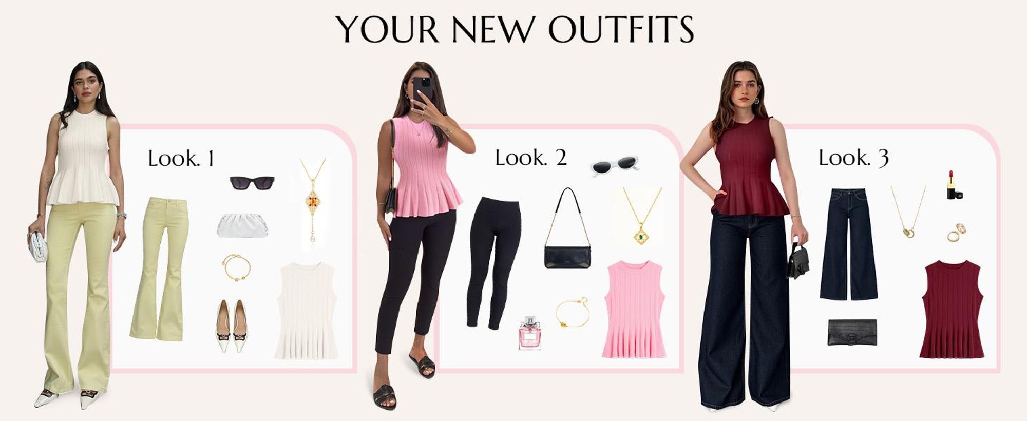 Damen-Tanktops mit Peplum-Schößchen,taillierte,gerippte Strickblusen mit Rundhalsausschnitt,Sommer-Strickweste