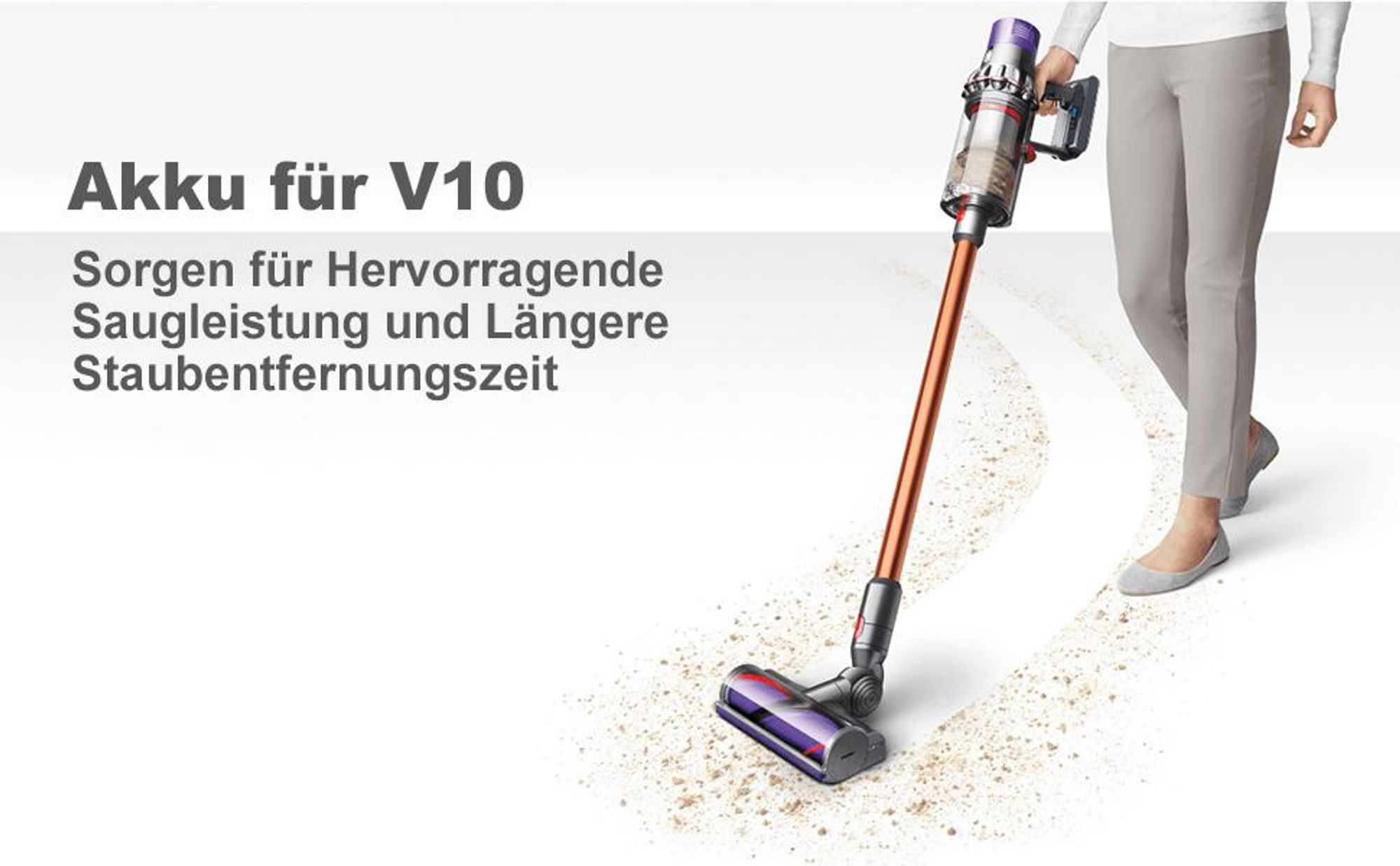 V10 Akku, V10-Ersatzakku, Ersatzakku für Dyson V10, 6000mAh Batterie für Dyson V10 Absolute Animal Fluffy Motörhead Schnurfreier Vakuum-Handstaubsauge
