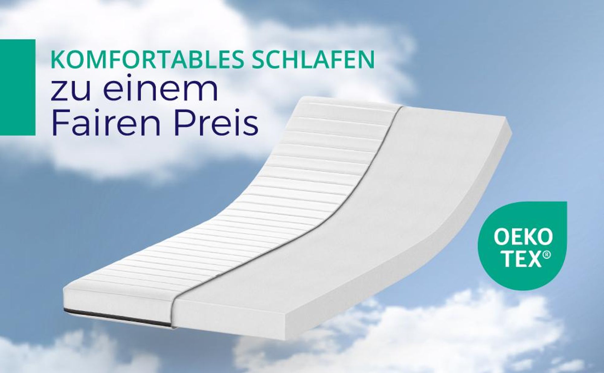 Kaltschaummatratze 140x200 cm – 11 cm hoch – Ergonomische Matratze H3 – Atmungsaktiv & Komfortabel