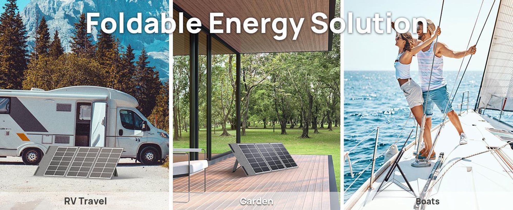 AFERIY 100W Solarpanel faltbar – Monokristallin, IP65, MC4 für Powerstation