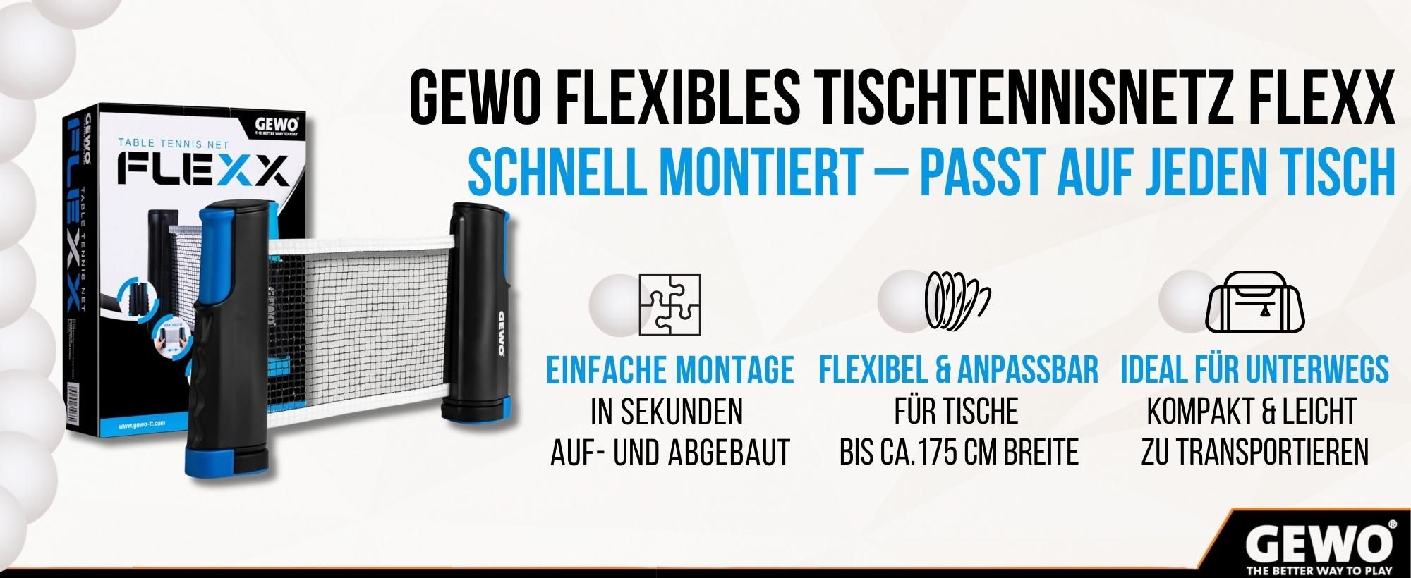 Tischtennisnetz für jeden Tisch, Tischtennisnetz zum Klemmen, Tischtennis Netz