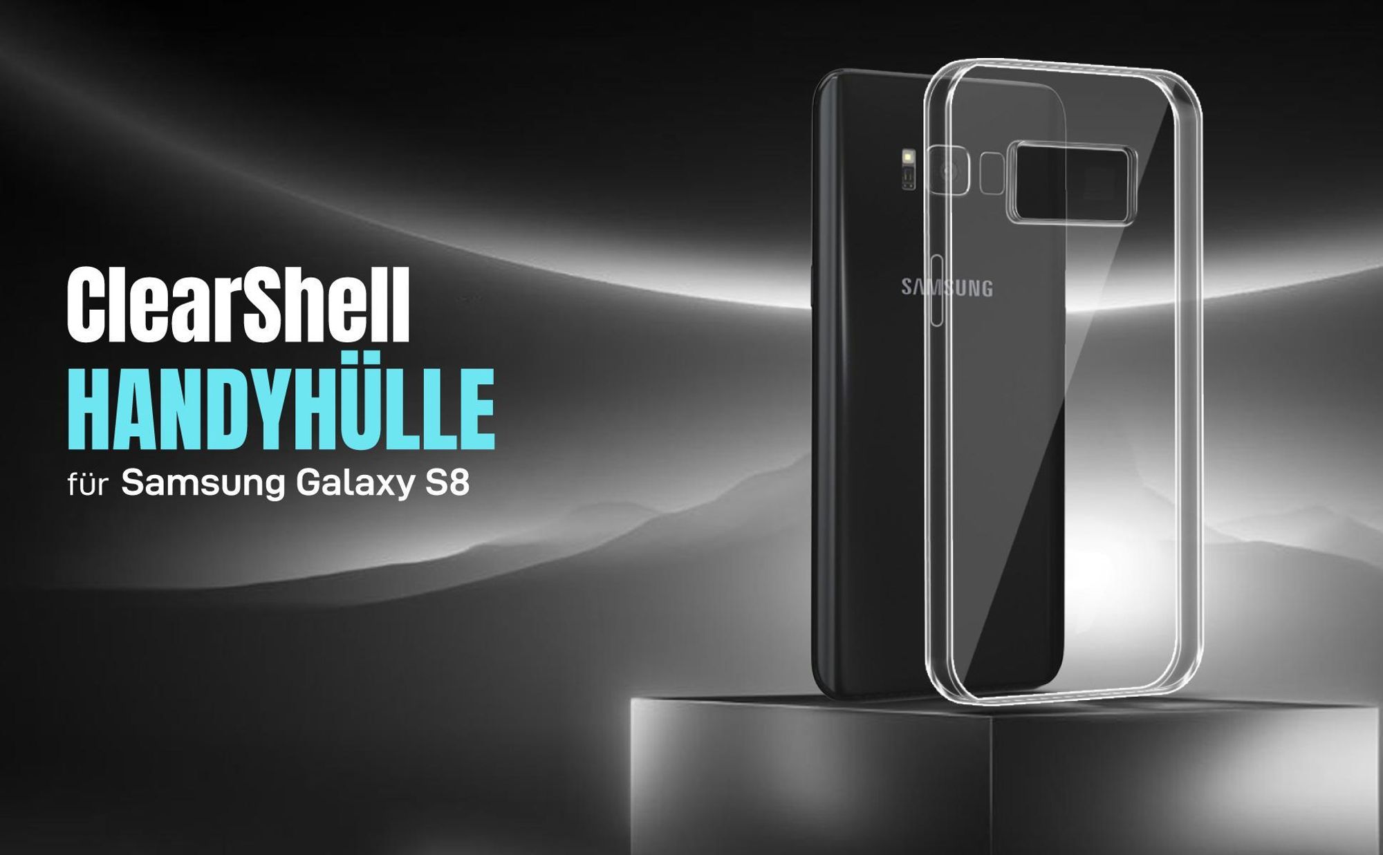 Transparente TPU Handyhülle mit optimiertem Schutz für Samsung Galaxy S8