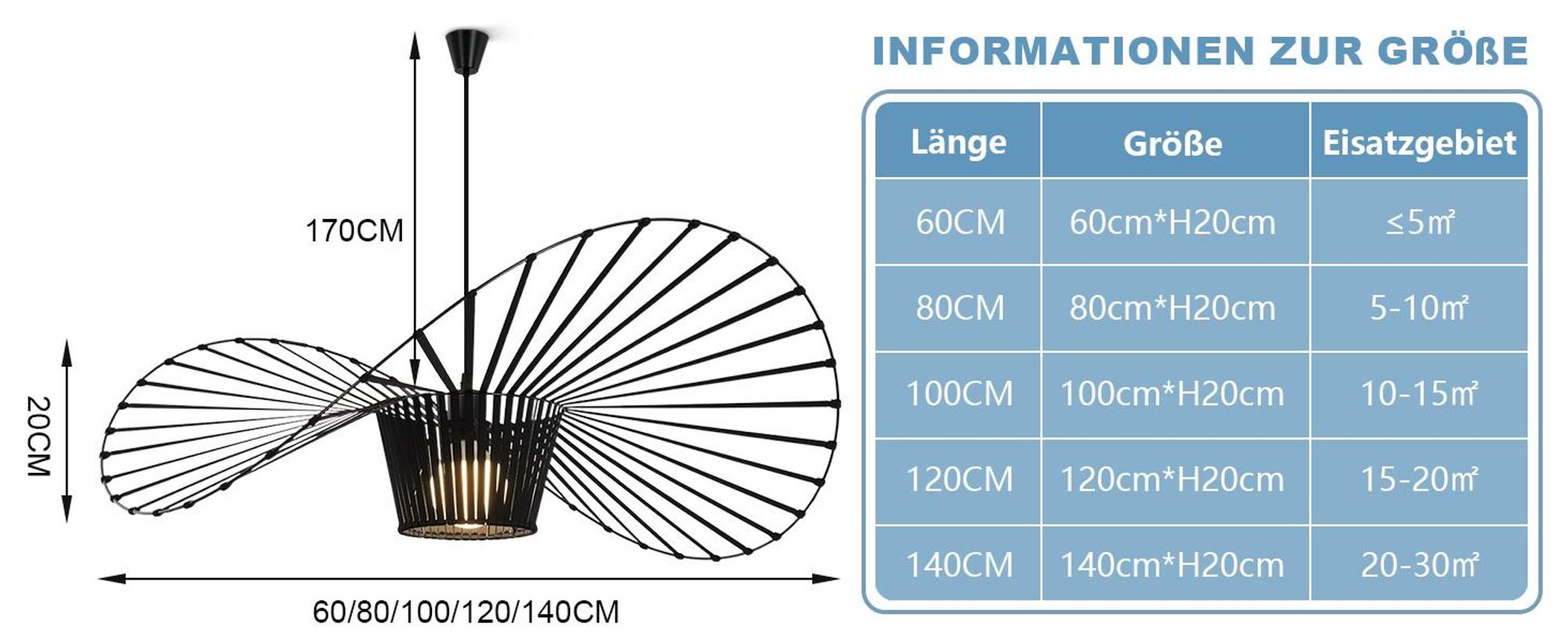 ZMH závěsné svítidlo k jídelnímu stolu 120 cm, závěsná lampa do obývacího pokoje, závěsná svítidla E27, lampa k jídelnímu stolu s nastavitelnou výškou, závěsné svítidlo do jídelny, kreativní jídelní st