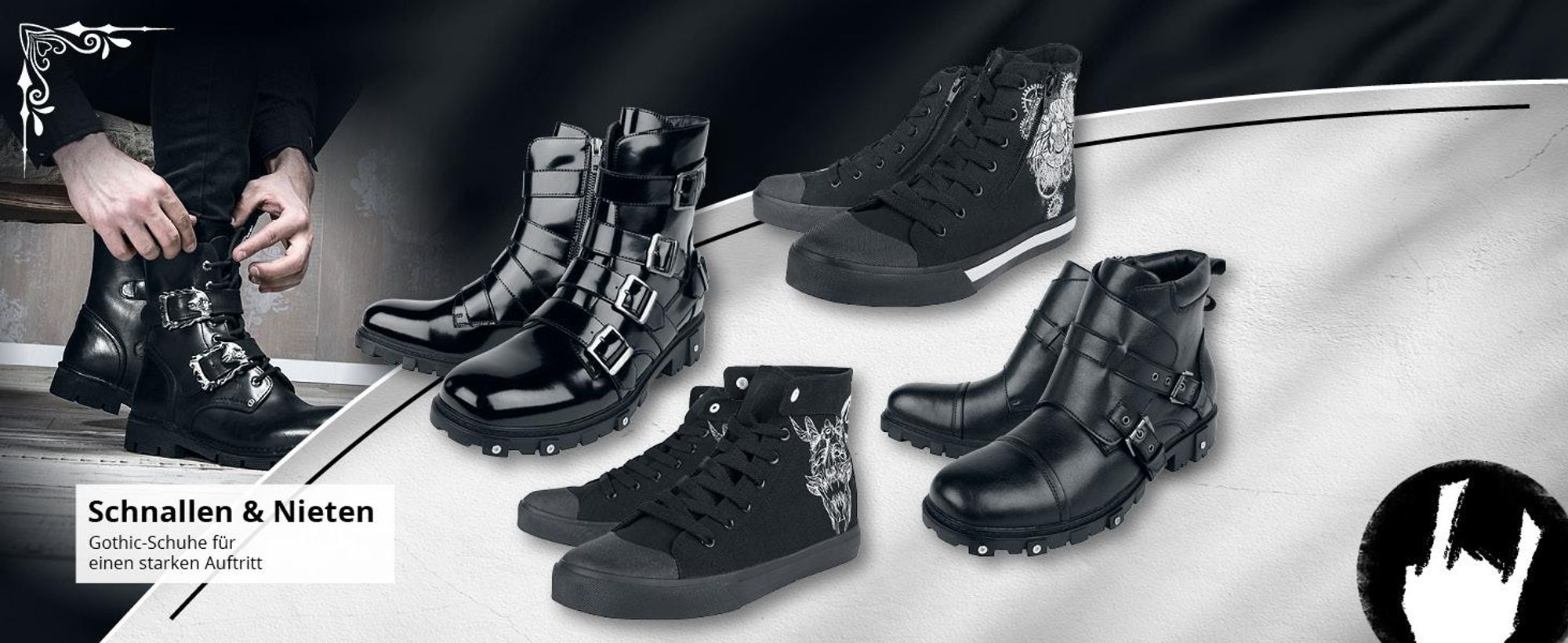 Gothicana by EMP Herren schwarzer Gehrock mit Stehkragen XL