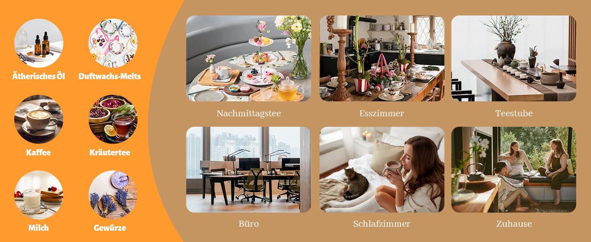 Stövchen, Teewärmer, Kaffeewärmer, aus Aluminium und Holz, für Teekanne, Teewärmer Geeignet zum Erhitzen von Tee Kaffee Milch