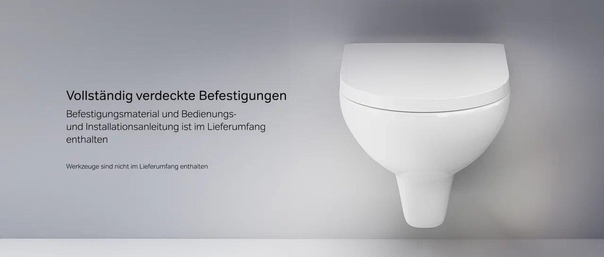 AM.PM Hänge-WCs, WC, Toilette, hänge WC spülrandlos, hänge WC, WC spülrandlos, Wand WC, WC-Becken inkl. WC-Sitz mit Softclose-Absenkautomatik